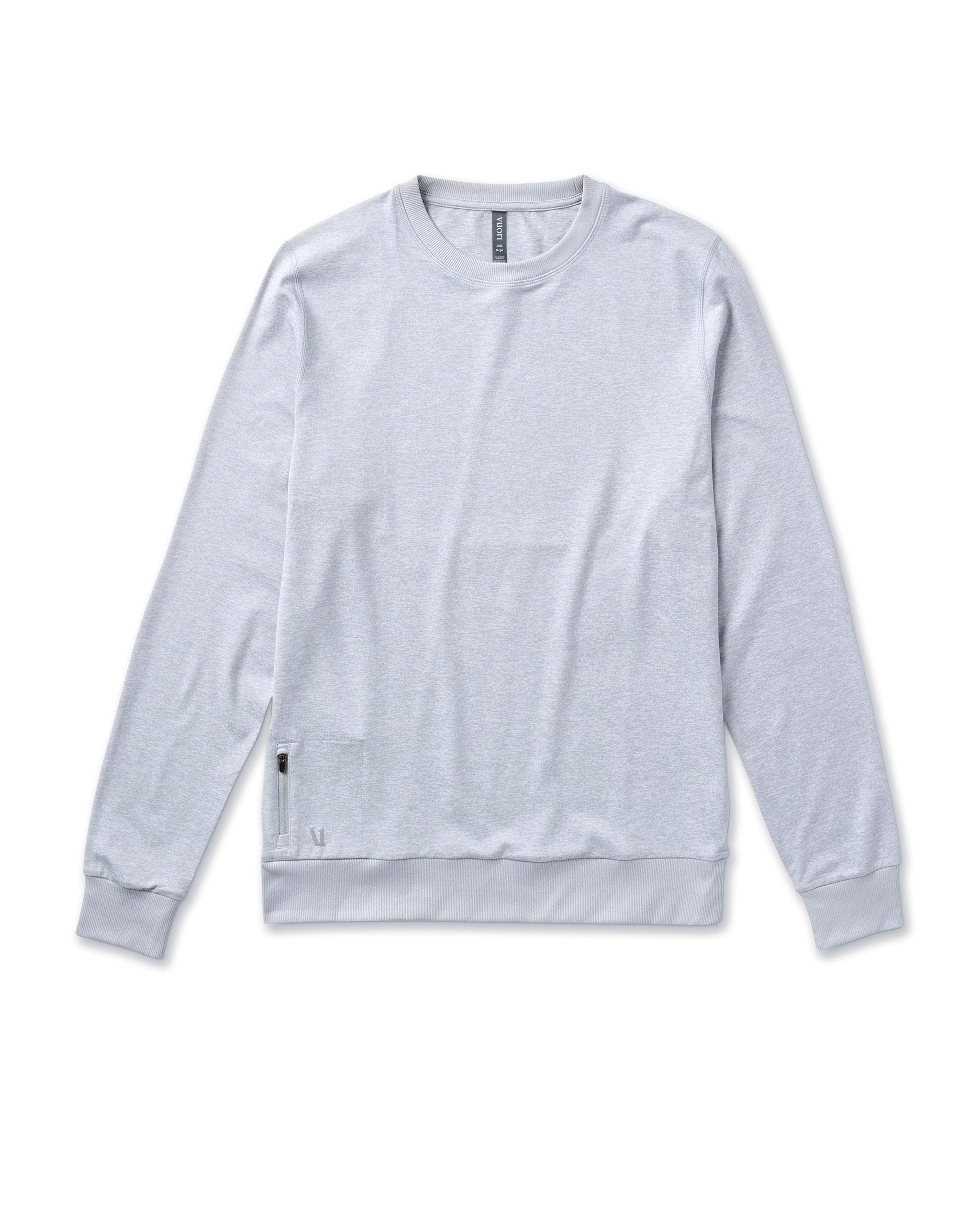 Ponto Performance Crew | Platinum Heather sold by Vuori