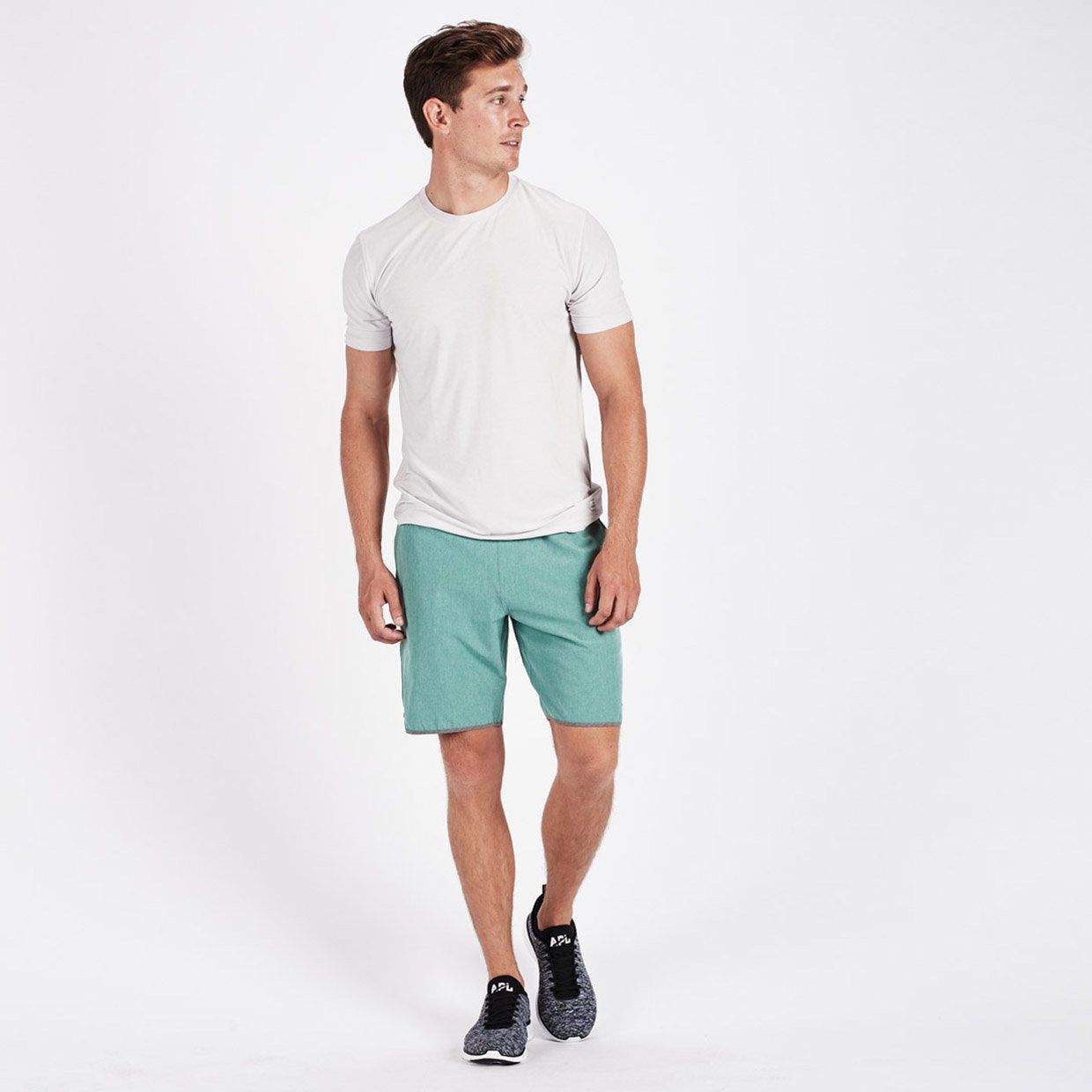 Banks Short | Aloe Linen Texture sold by Vuori product image thumbnail 5