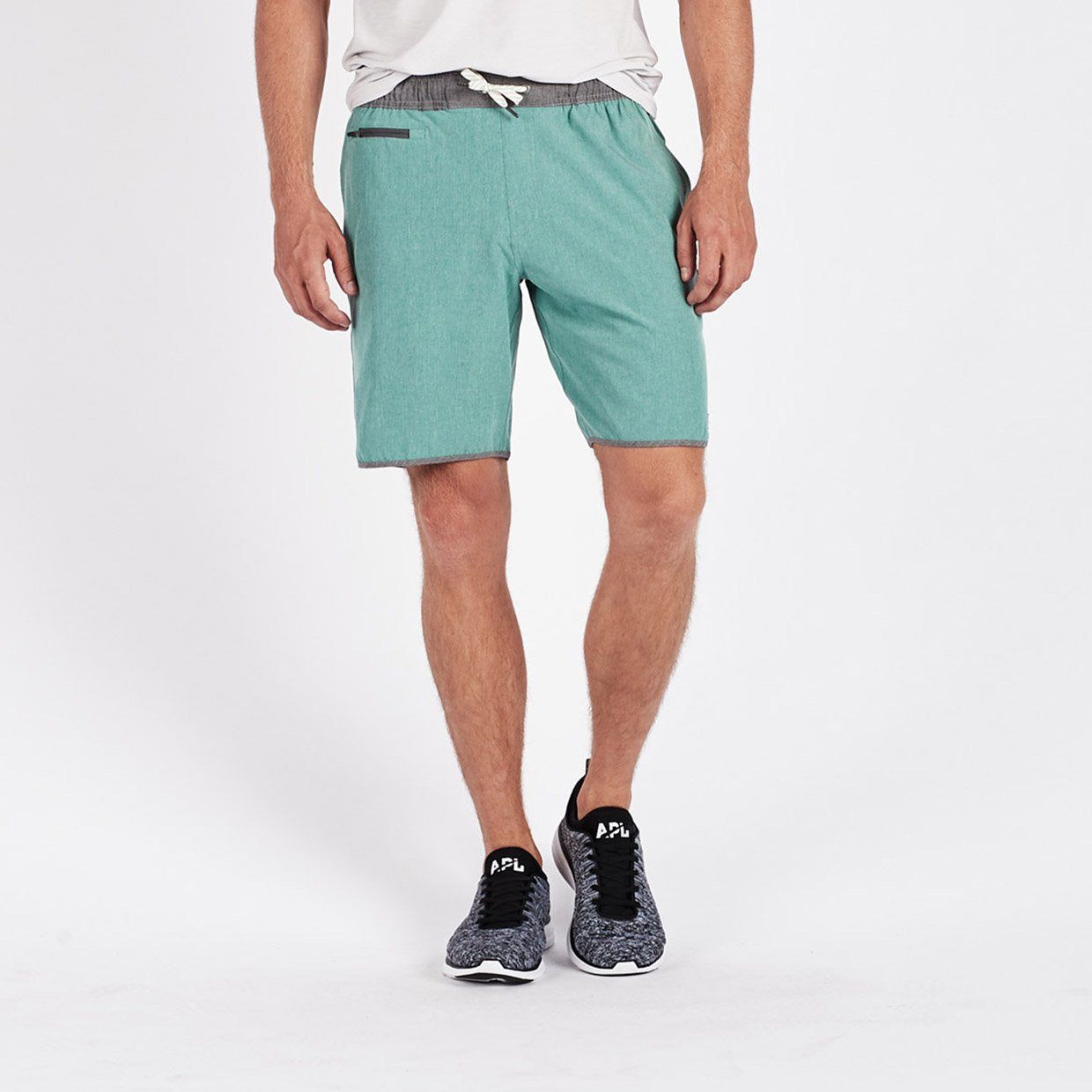 Banks Short | Aloe Linen Texture sold by Vuori product image thumbnail 2