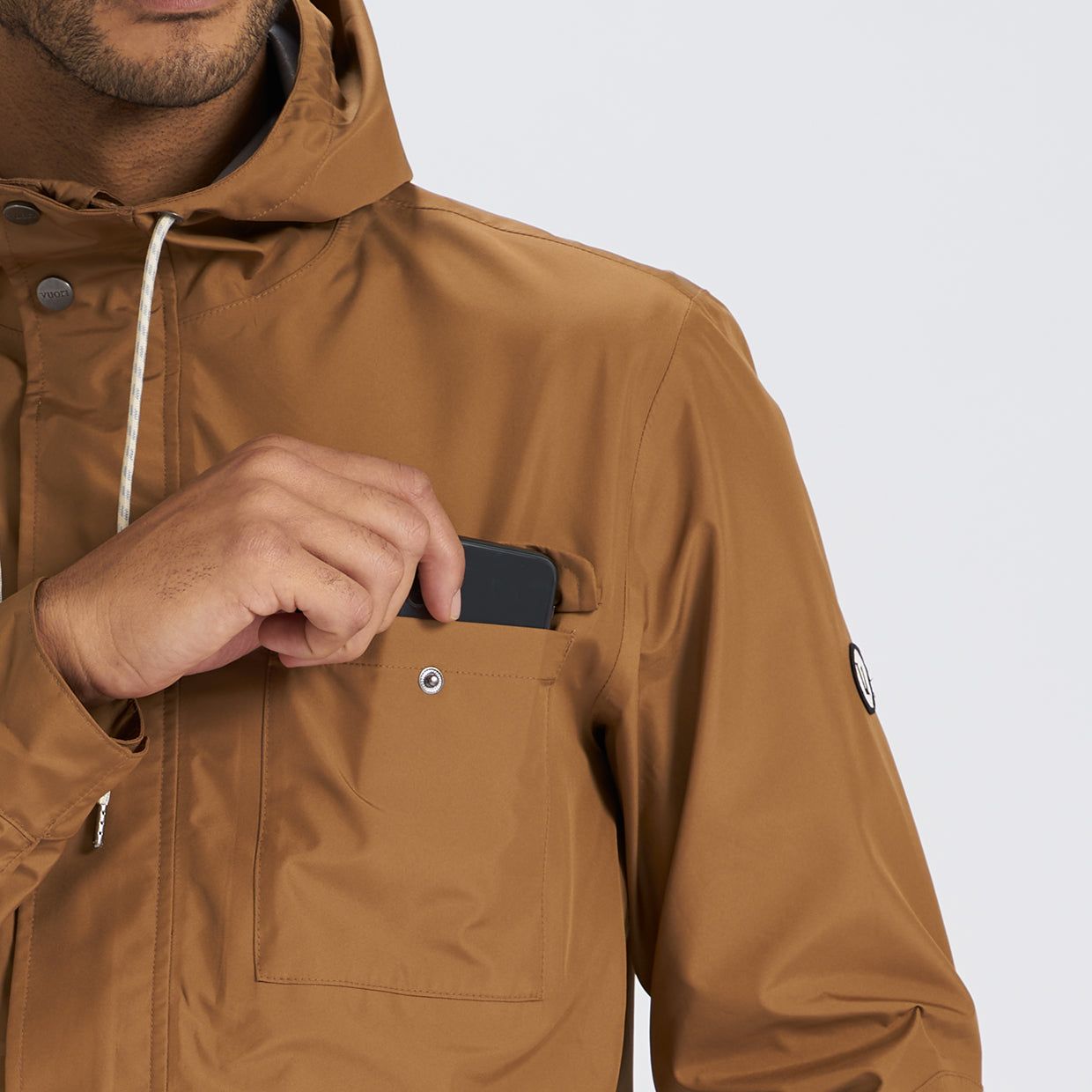 Palisades Rain Jacket | Acorn sold by Vuori product image thumbnail 6