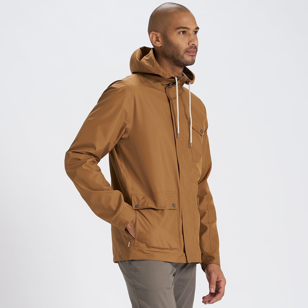 Palisades Rain Jacket | Acorn sold by Vuori product image thumbnail 3