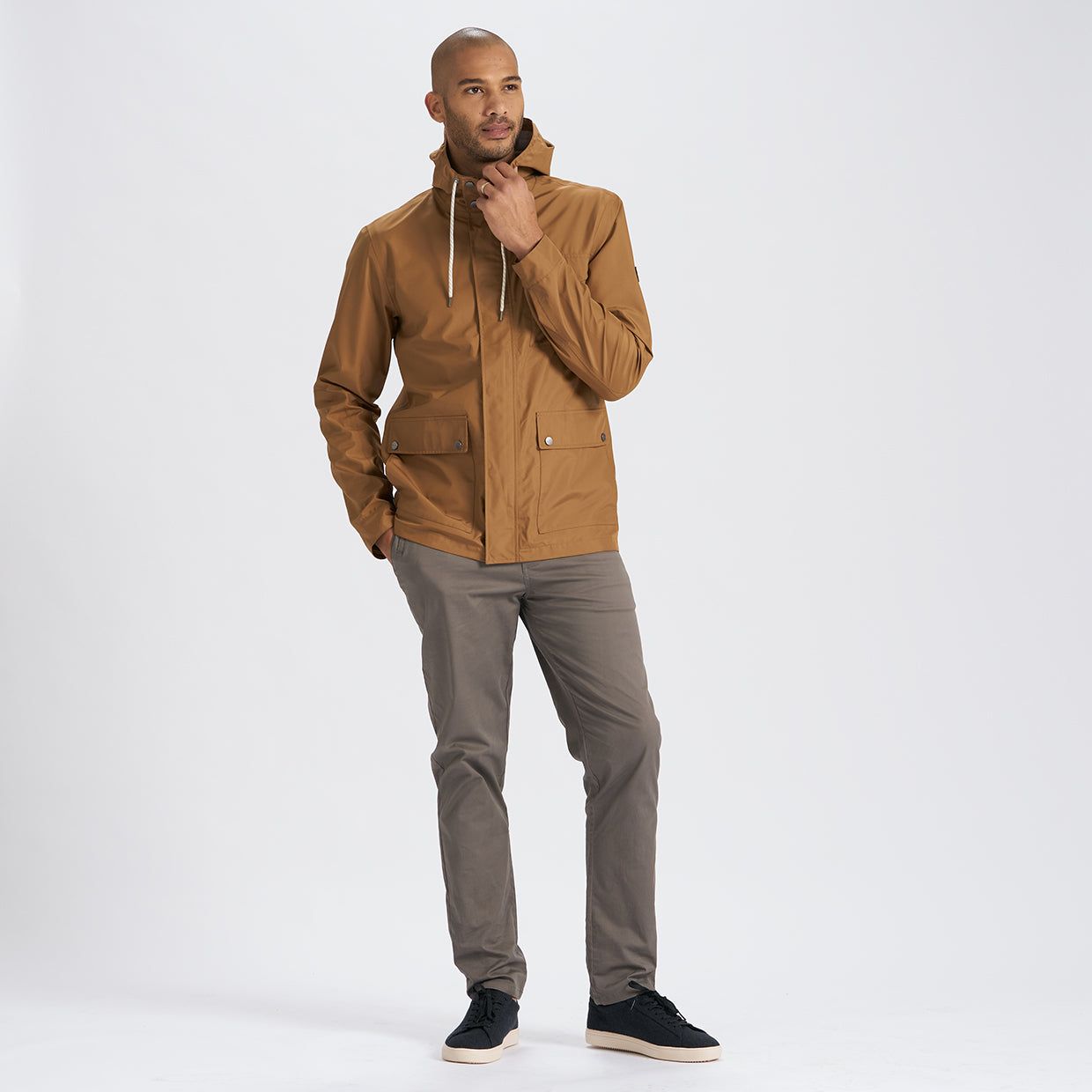Palisades Rain Jacket | Acorn sold by Vuori product image thumbnail 7