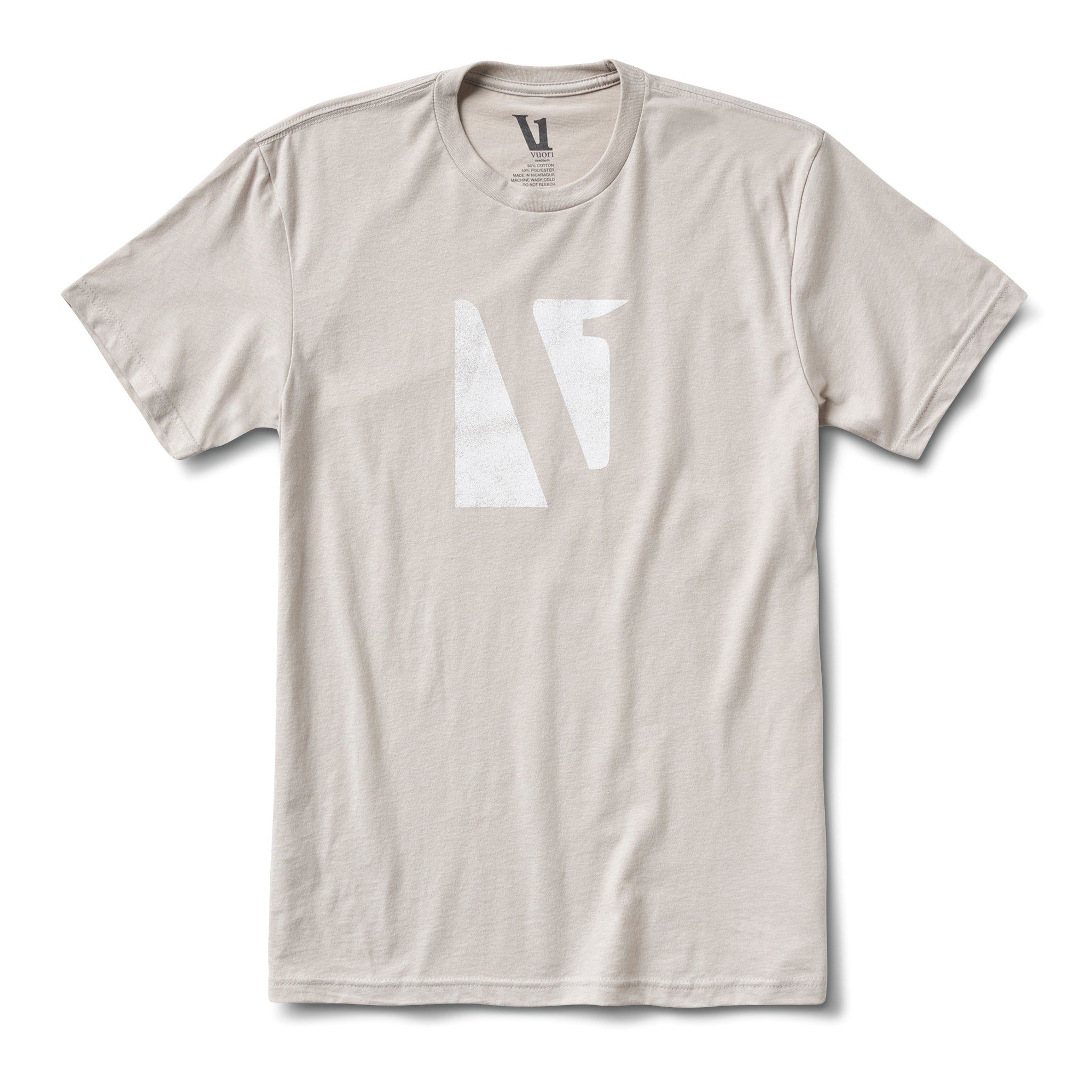 V1 Knockout Tee | Light Grey sold by Vuori
