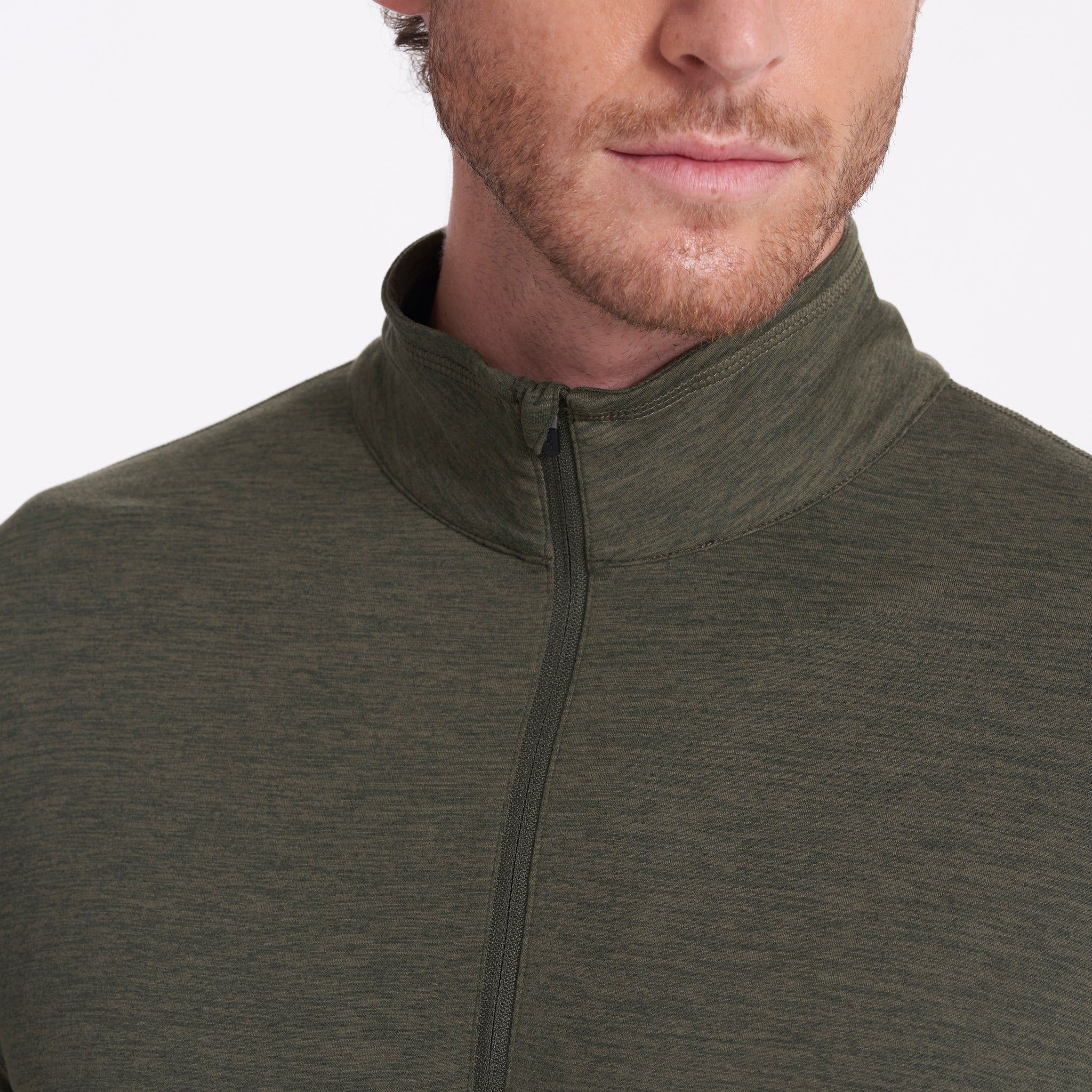 Ease Performance Half Zip | Forest Heather sold by Vuori product image thumbnail 3