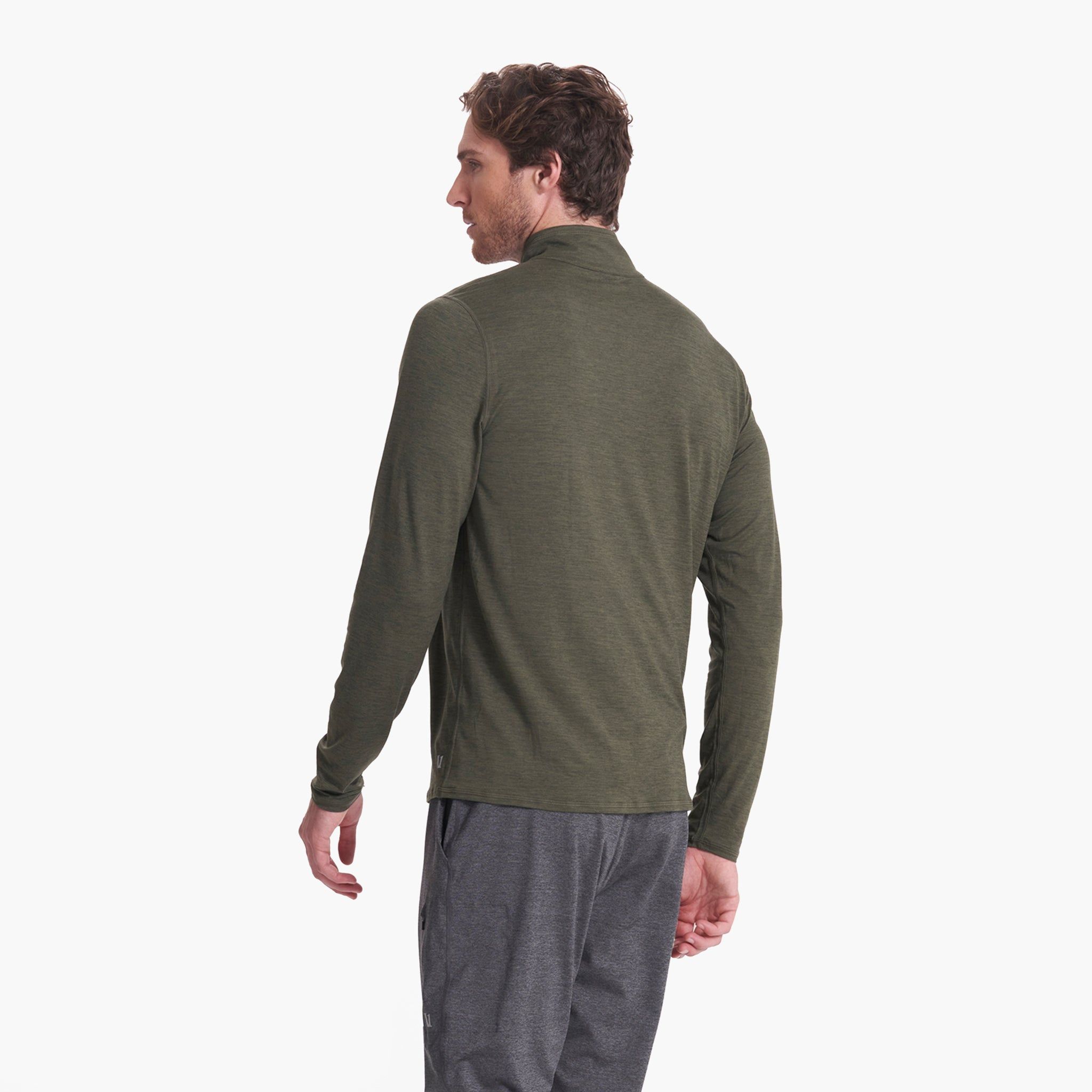 Ease Performance Half Zip | Forest Heather sold by Vuori product image thumbnail 5