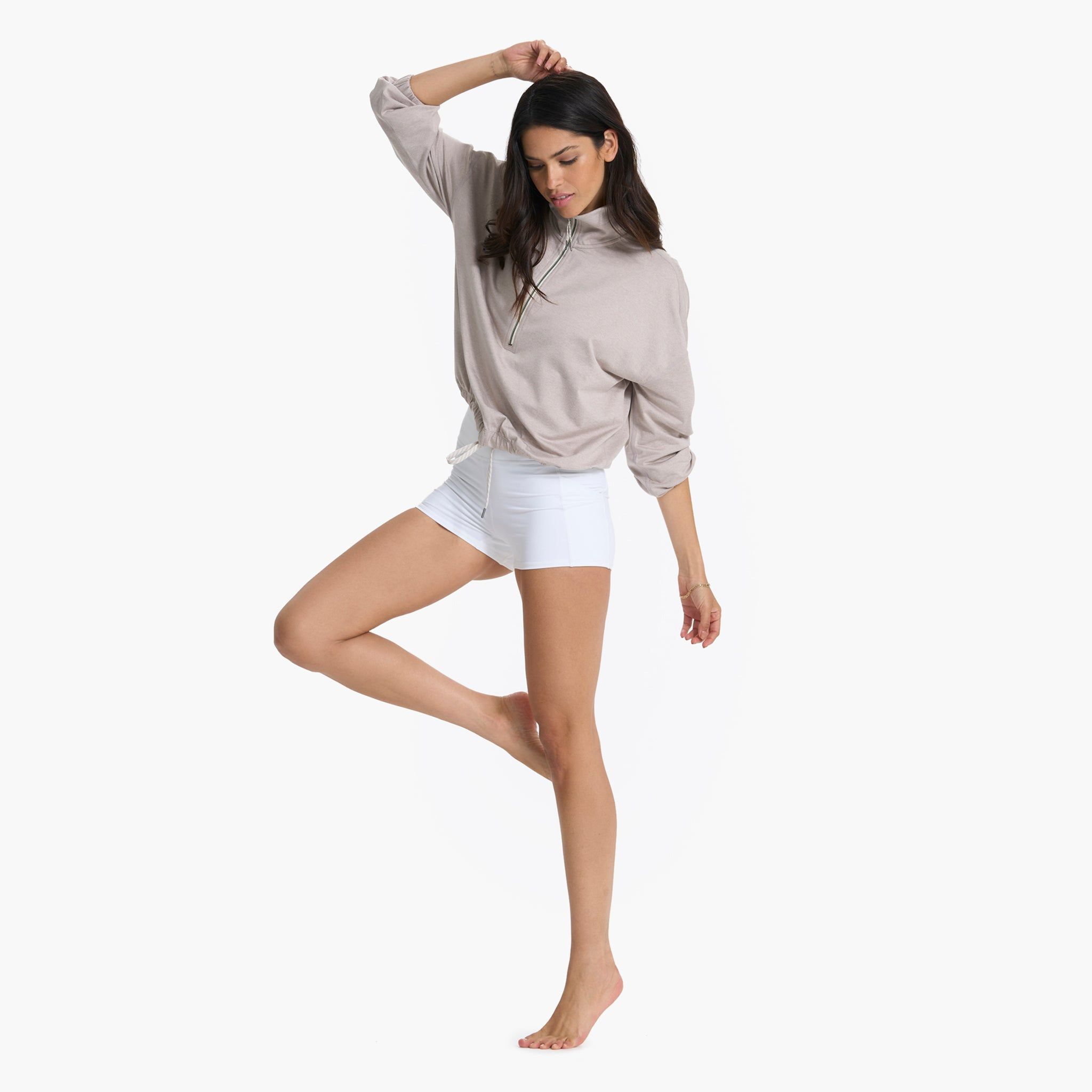 Volley Shorty | White sold by Vuori product image thumbnail 6