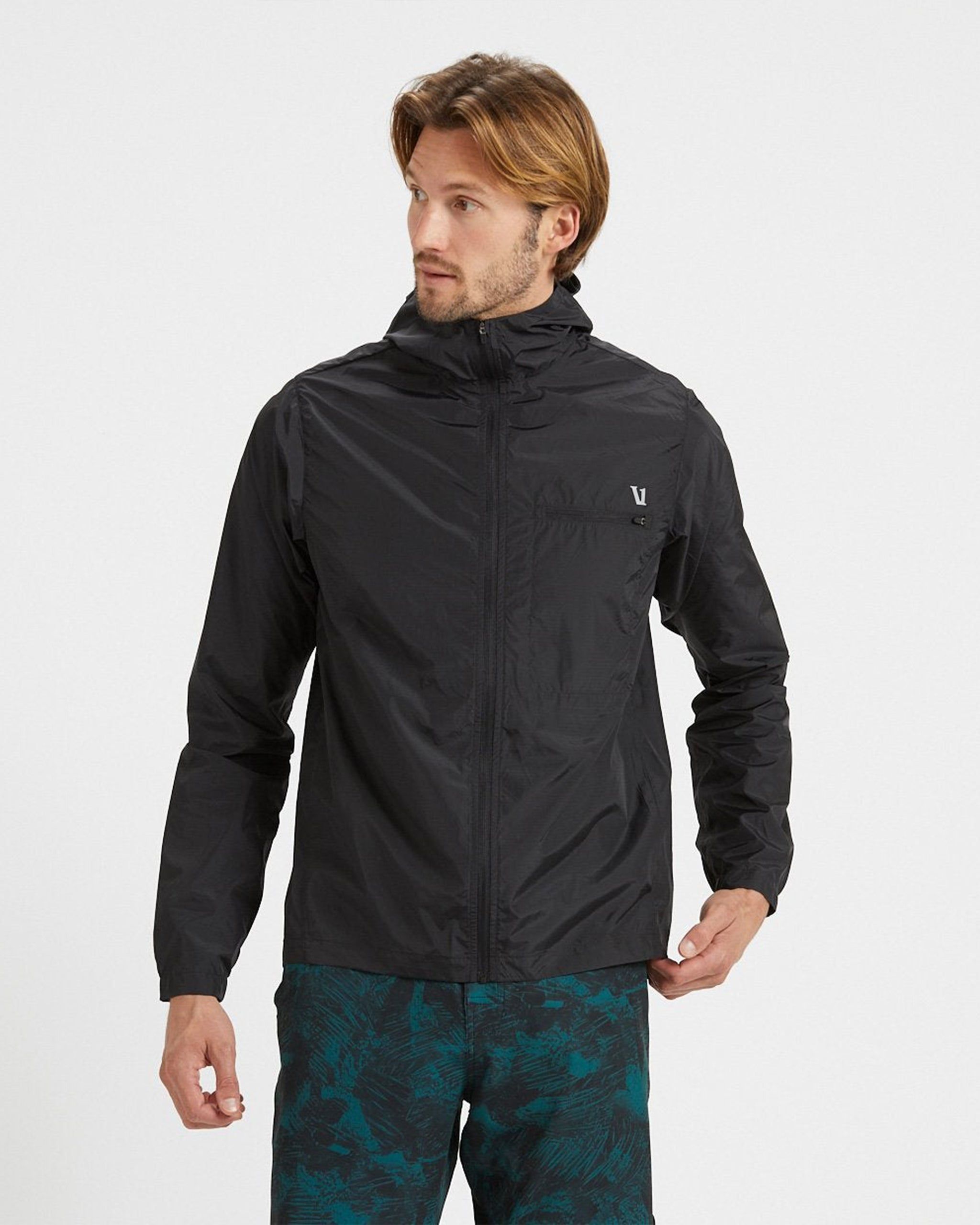 Daybreak Windbreaker | Black sold by Vuori product image thumbnail 2