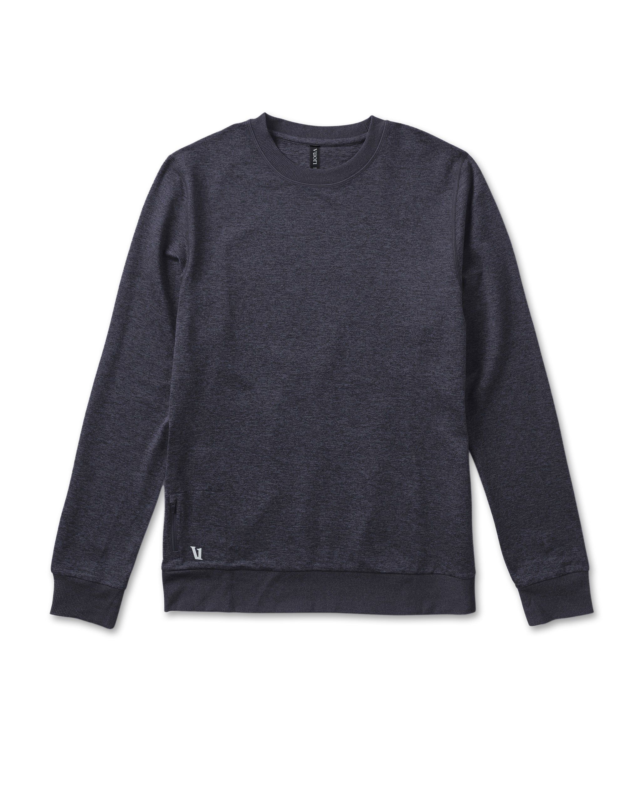Ponto Performance Crew | Charcoal Heather sold by Vuori