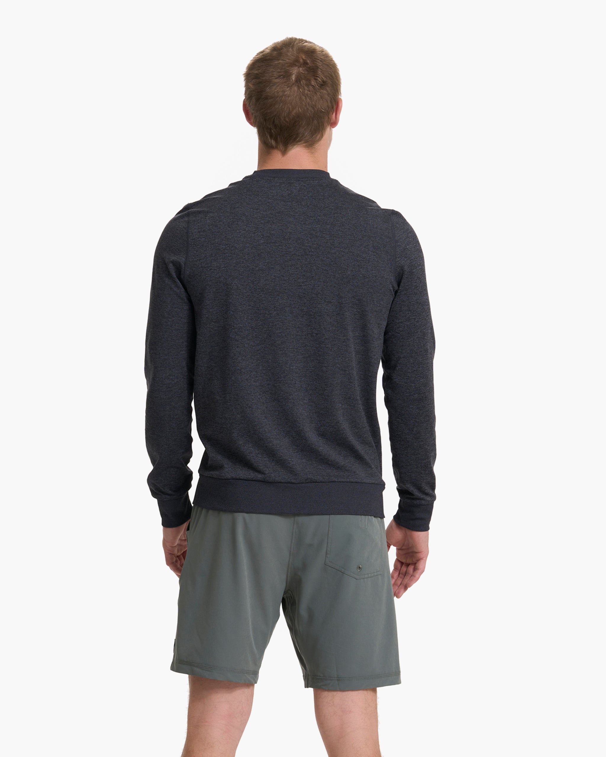 Ponto Performance Crew | Charcoal Heather sold by Vuori product image thumbnail 4