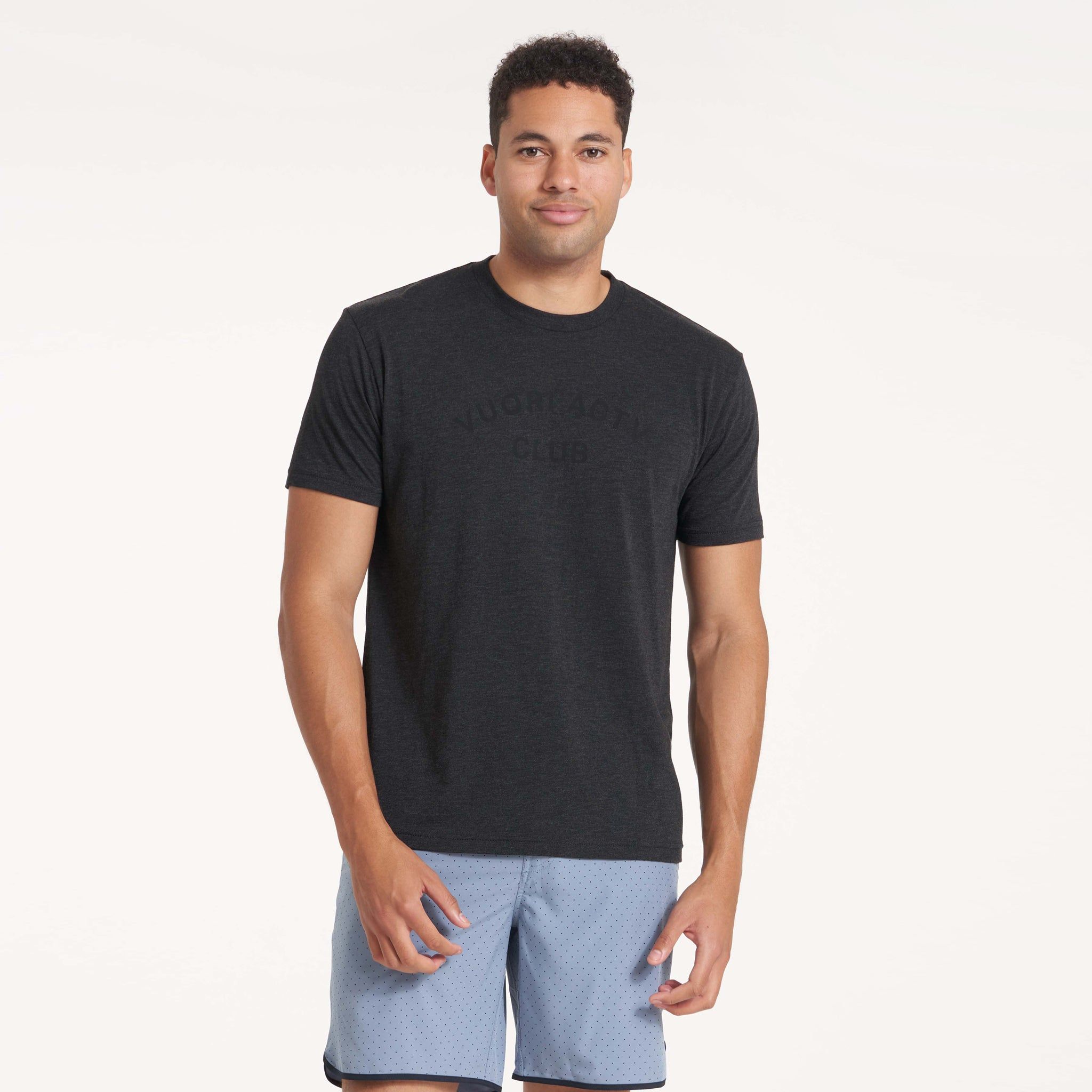 ACTV Club Tee | Charcoal Heather sold by Vuori product image thumbnail 2