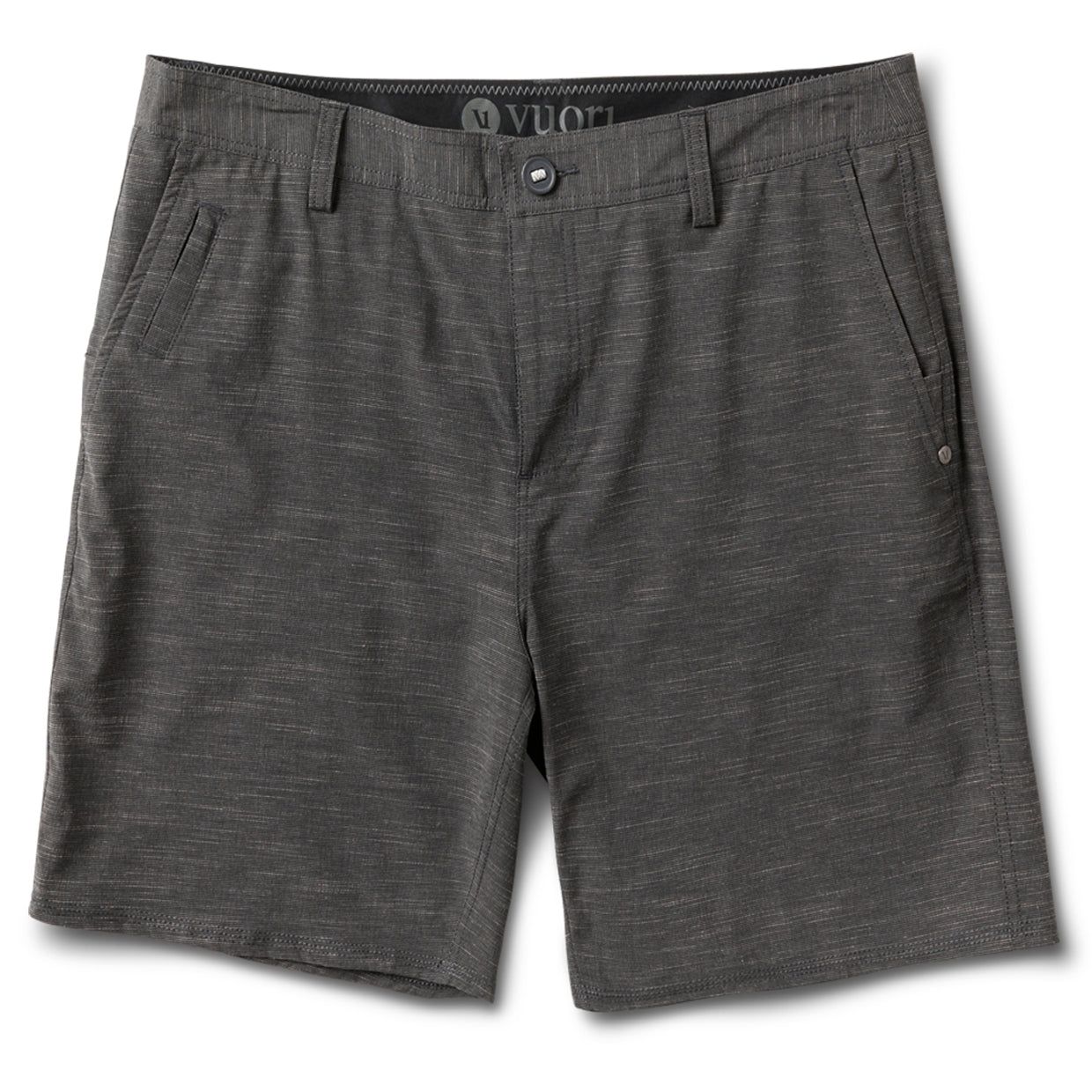 Maldive Short | Black Linen Texture sold by Vuori