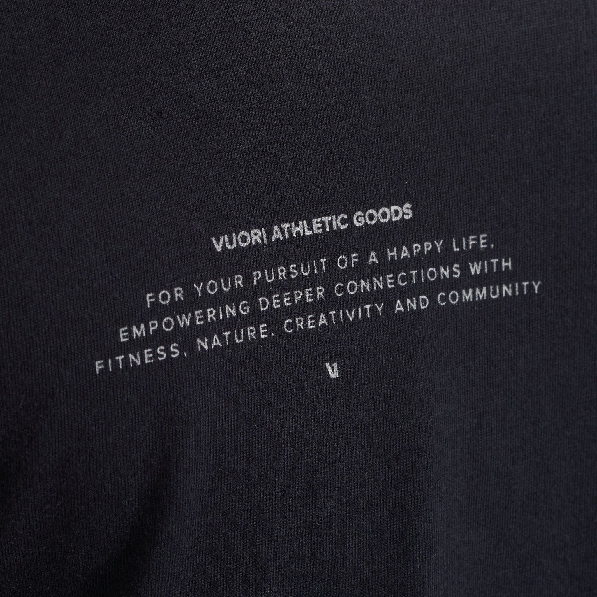 Pursuit Tee | Black sold by Vuori product image thumbnail 2