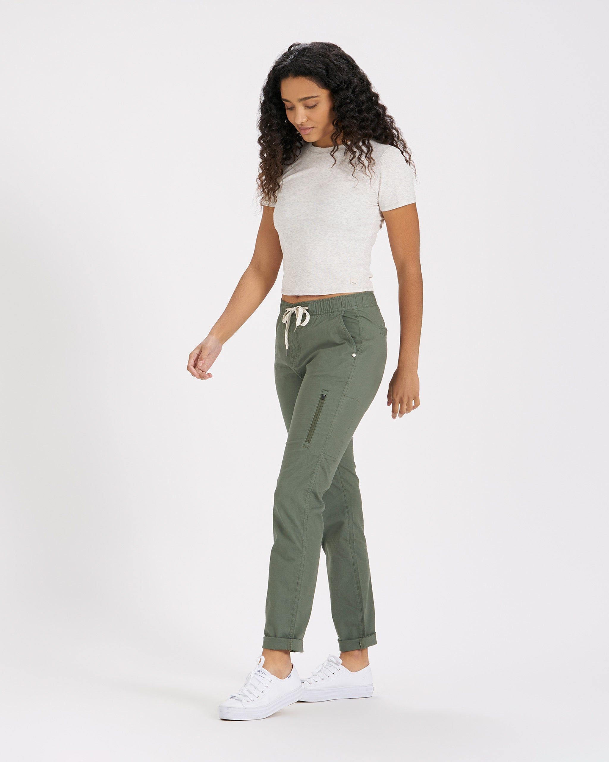Womens Ripstop Pant - Long | Army sold by Vuori product image thumbnail 4