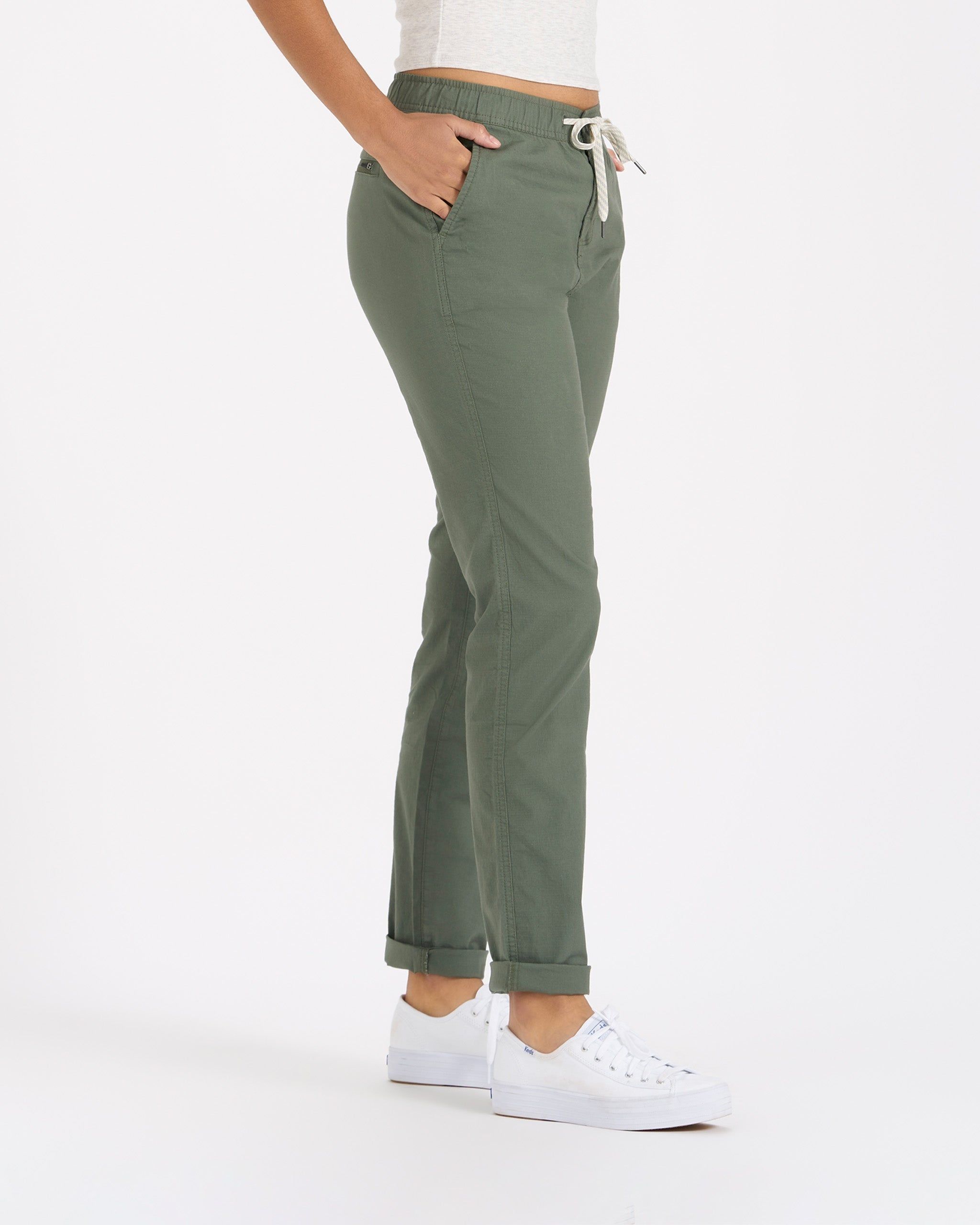 Womens Ripstop Pant - Long | Army sold by Vuori product image thumbnail 2