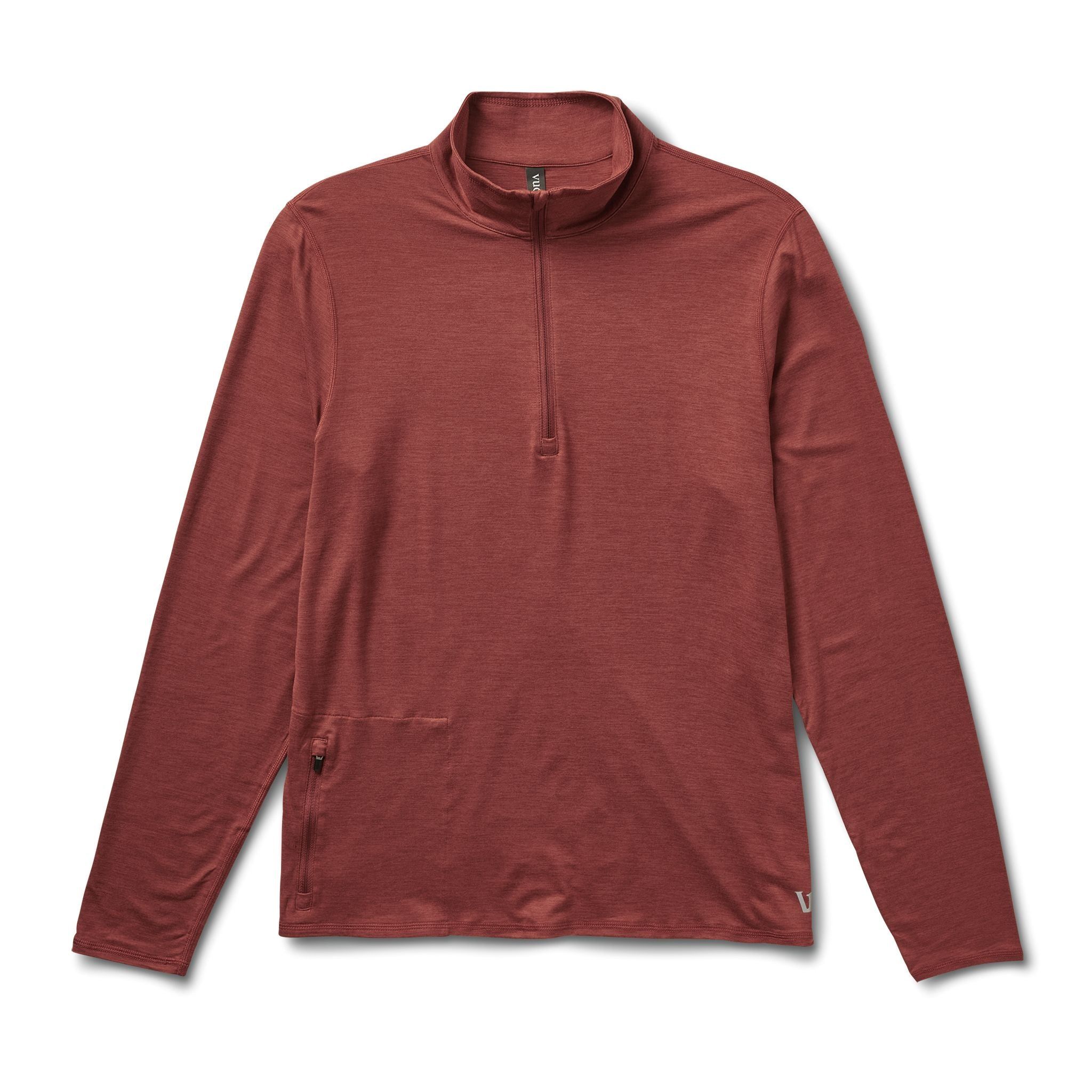 Ease Performance Half Zip | Currant Heather sold by Vuori