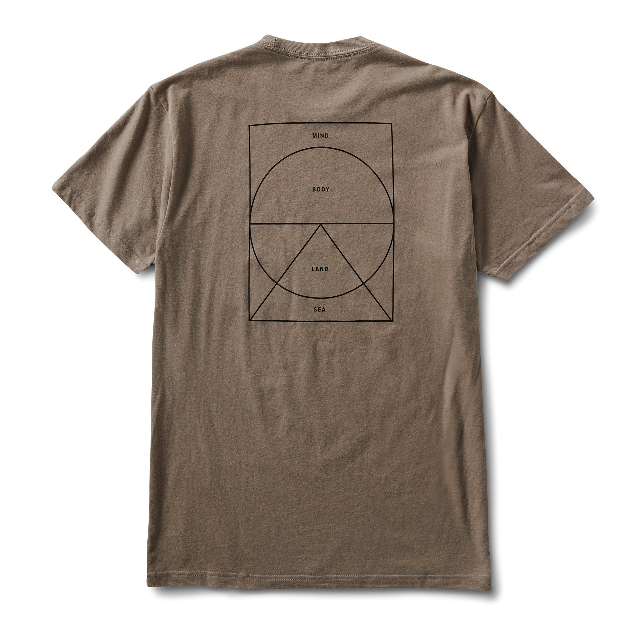 Mind Body Land Sea Tee | Cocoa sold by Vuori product image thumbnail 2