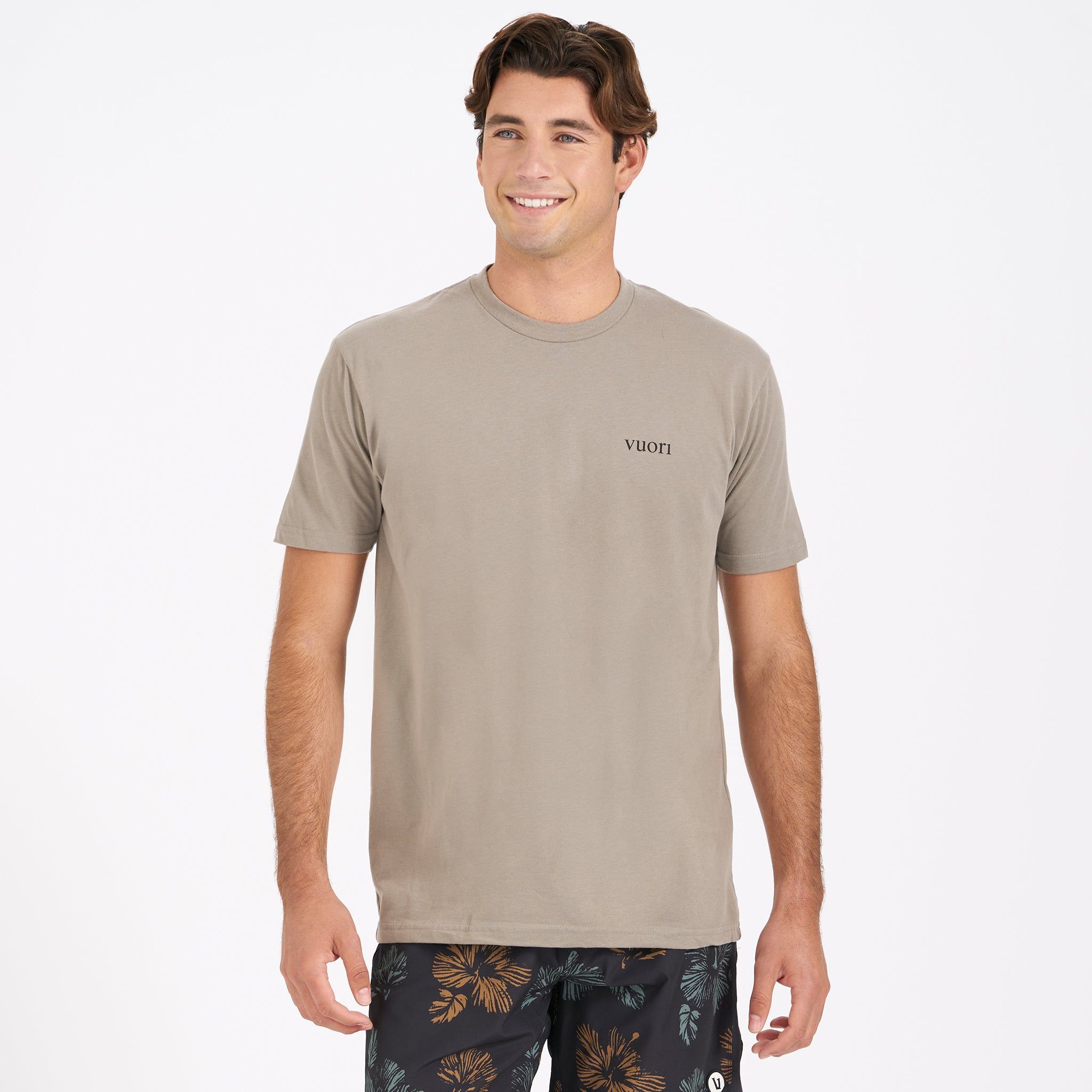 Mind Body Land Sea Tee | Cocoa sold by Vuori product image thumbnail 3