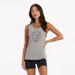 The Rise The Shine Tank | Light Oregano sold by Vuori