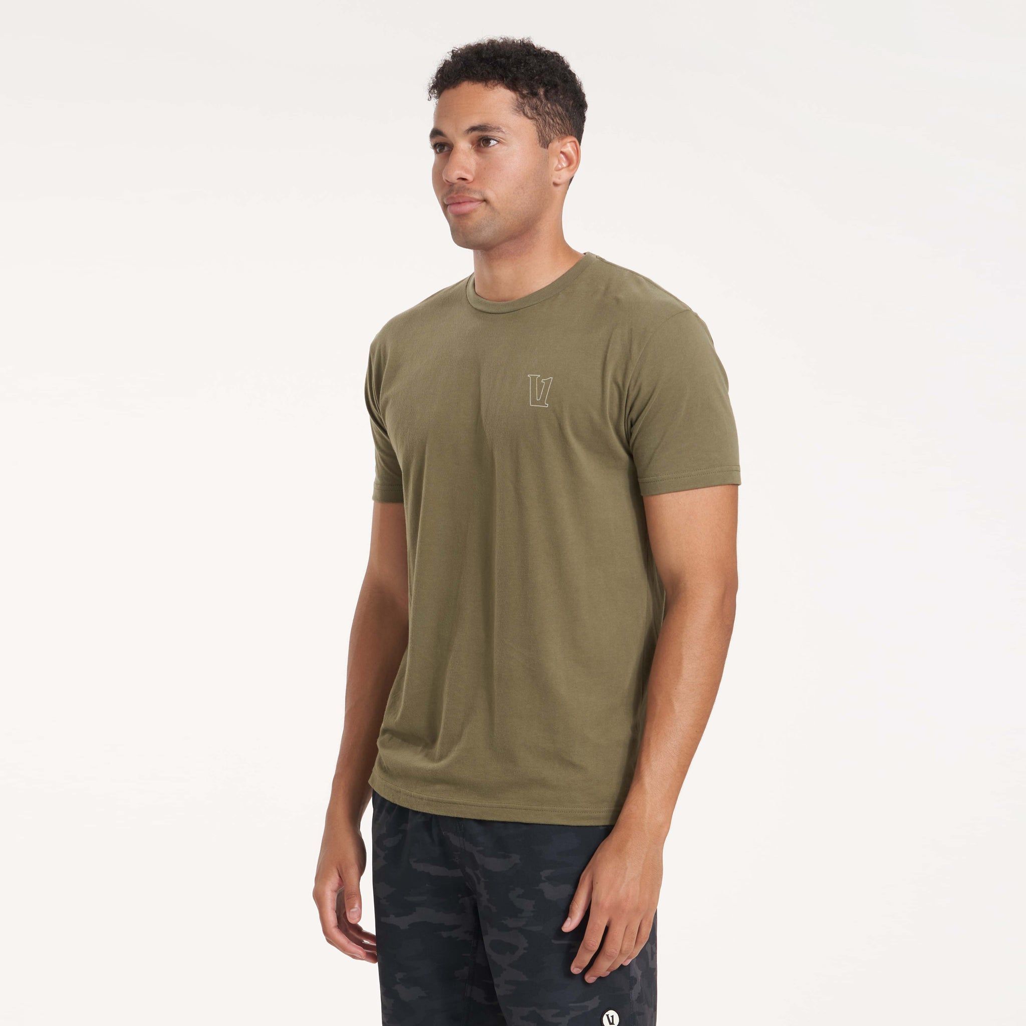 Mountain Peak Tee | Army sold by Vuori product image thumbnail 4