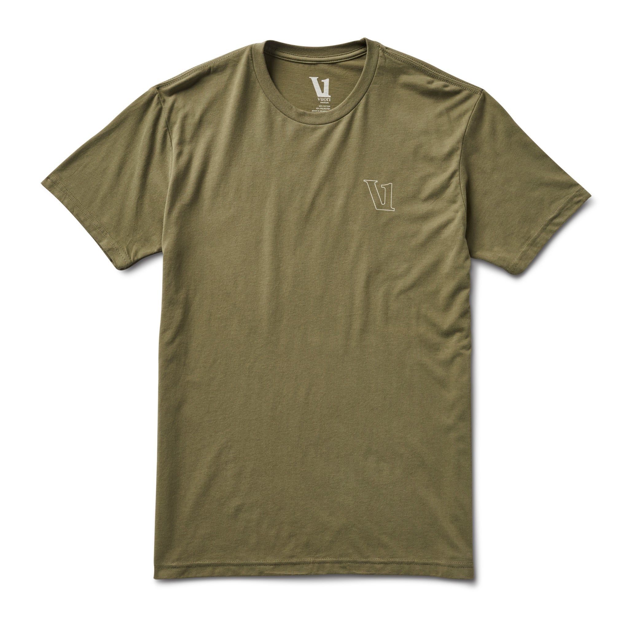 Mountain Peak Tee | Army sold by Vuori