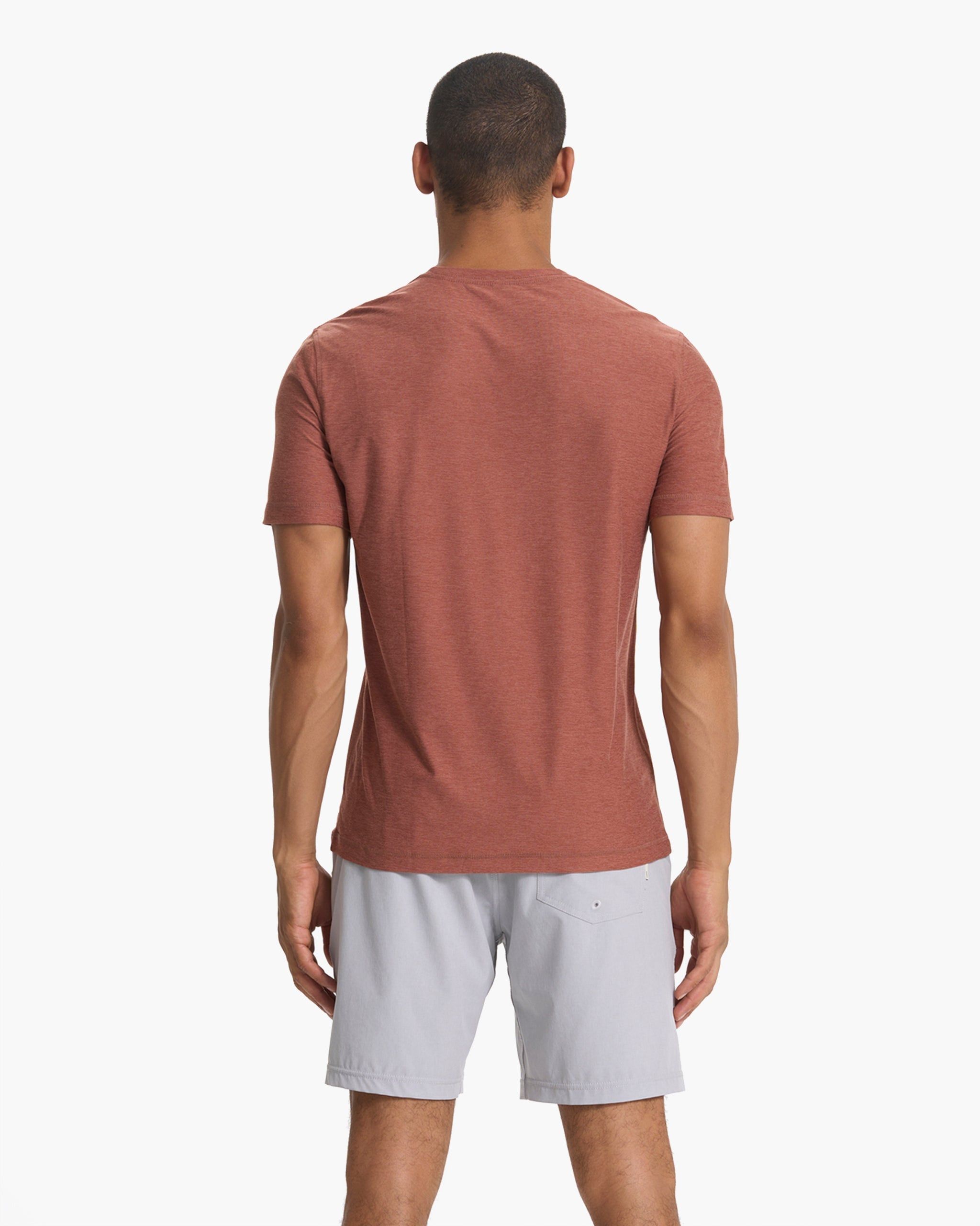 Strato Tech Tee | Copper Heather sold by Vuori product image thumbnail 4