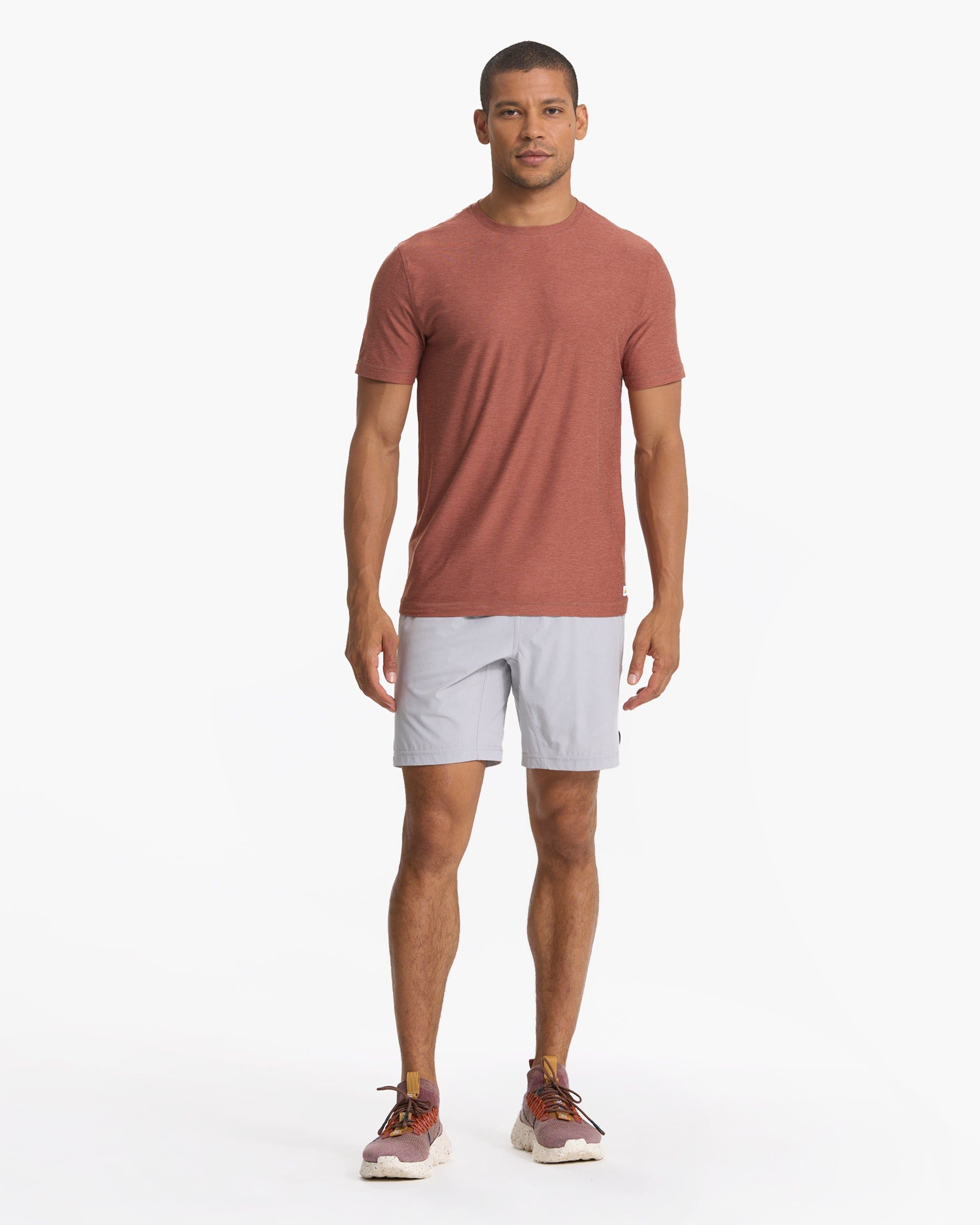 Strato Tech Tee | Copper Heather sold by Vuori product image thumbnail 5