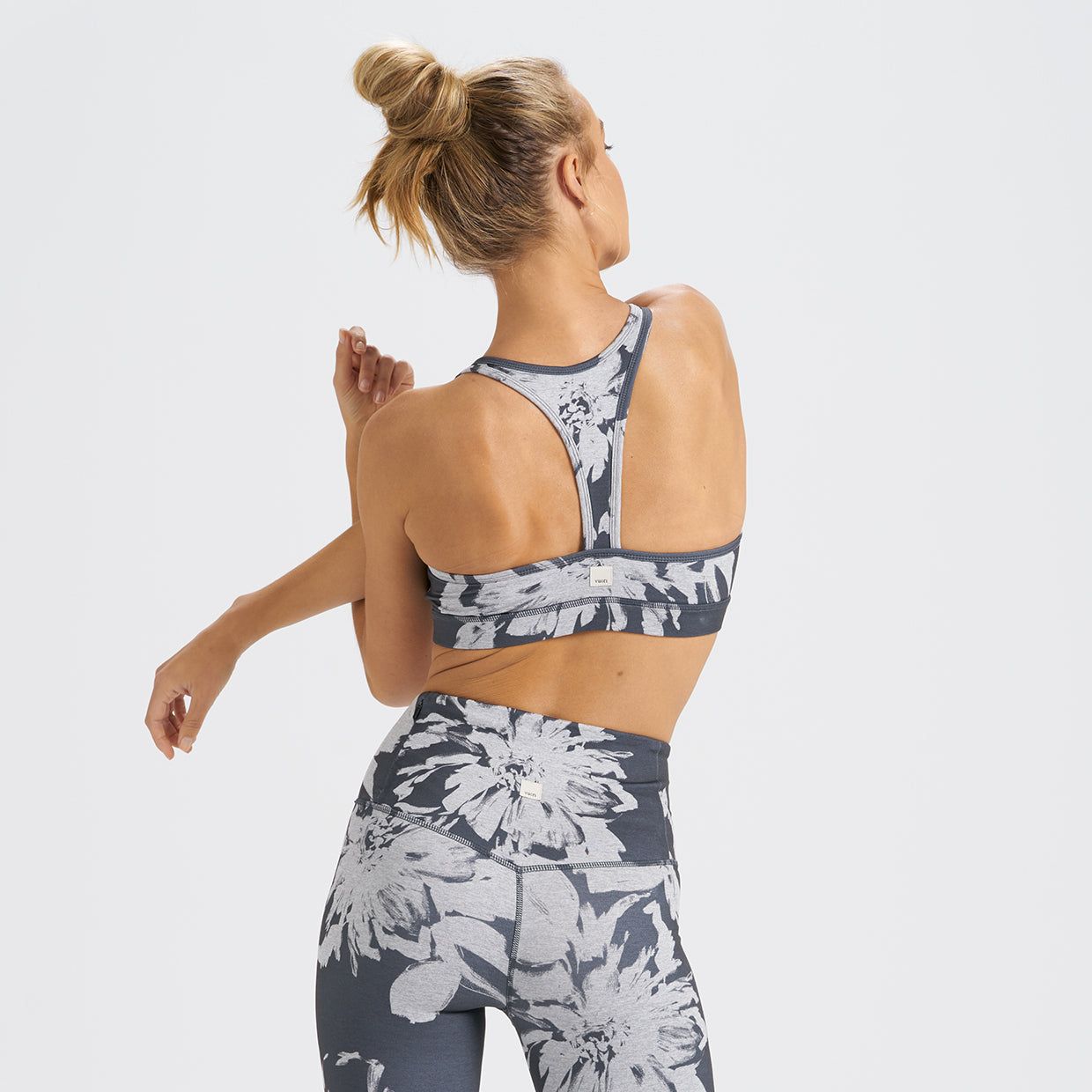 Bella Bra | Charcoal Big Flower sold by Vuori product image thumbnail 3