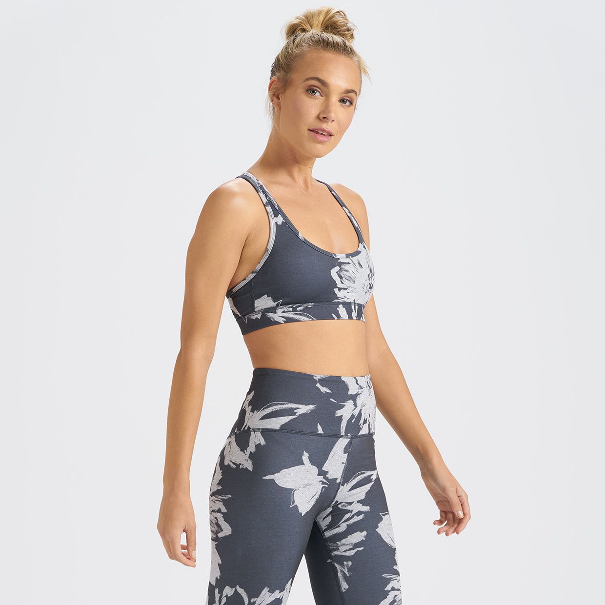 Bella Bra | Charcoal Big Flower sold by Vuori product image thumbnail 2