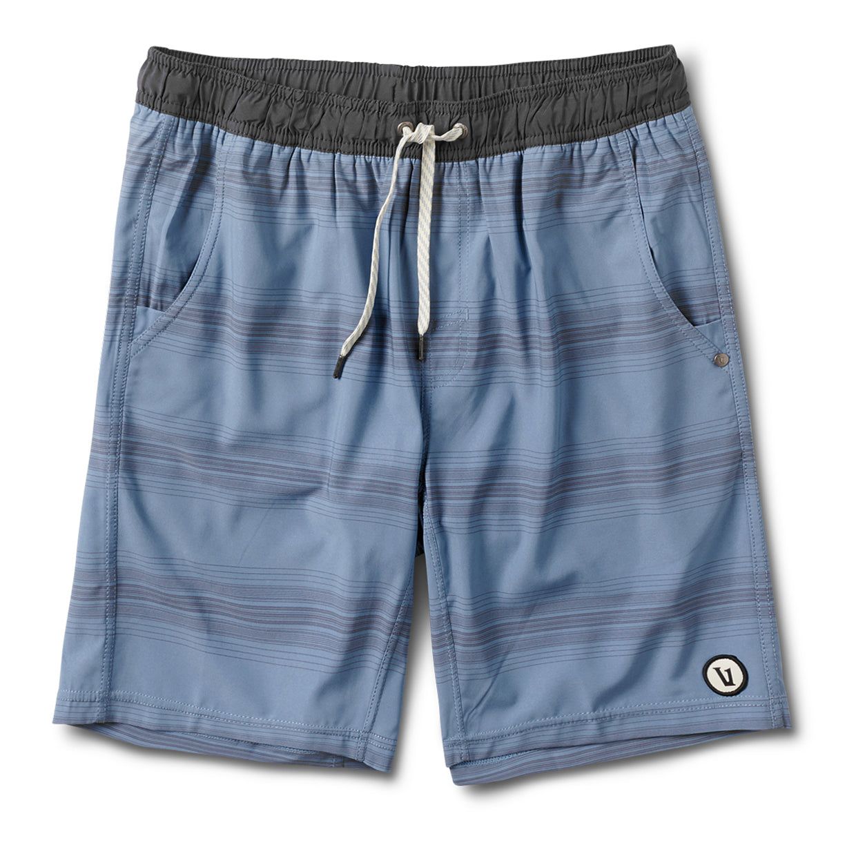 Kore Short | Slate/Charcoal Stripe sold by Vuori