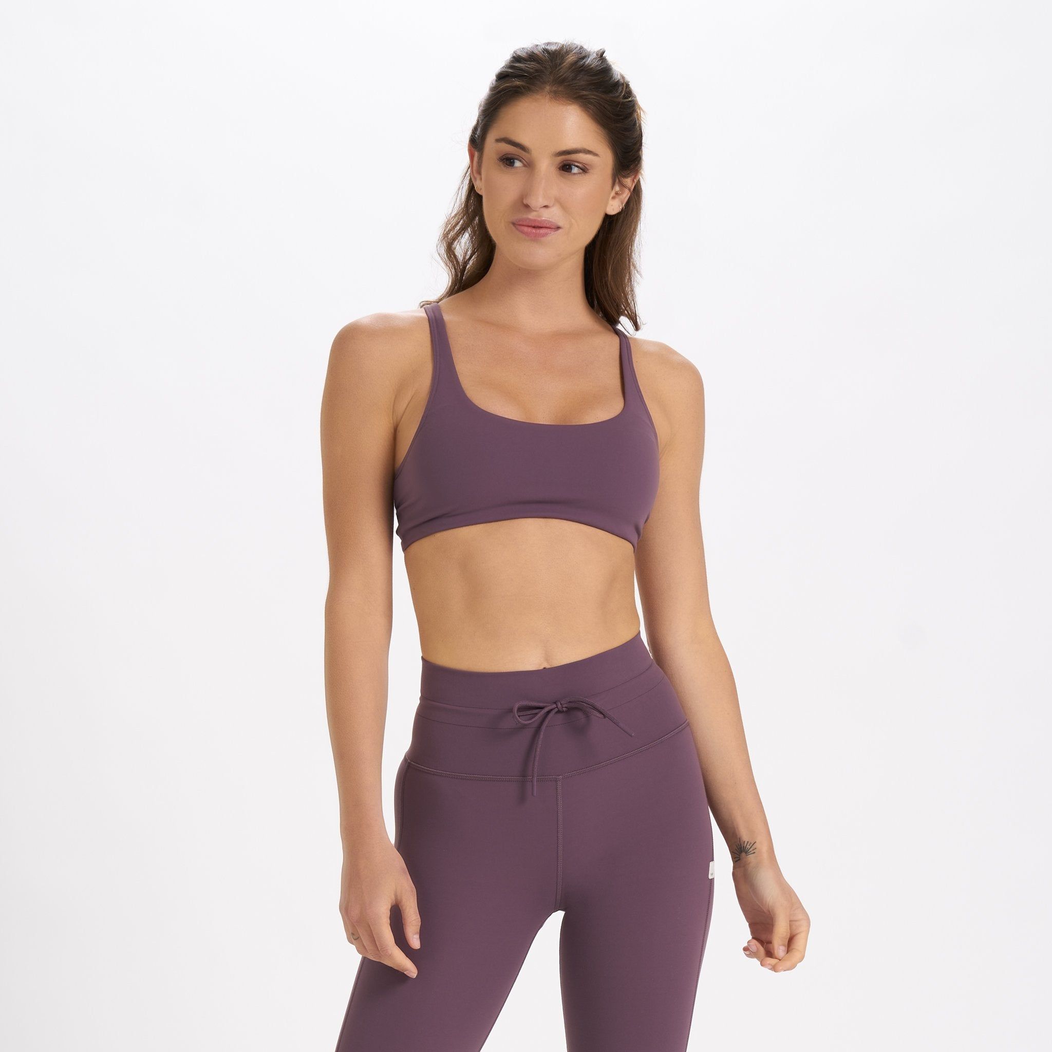 Yosemite Bra | Smoked Plum sold by Vuori