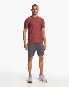 Strato Tech Tee | Earth Red Heather sold by Vuori
