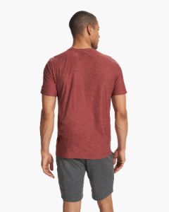 Strato Tech Tee | Earth Red Heather sold by Vuori