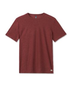 Strato Tech Tee | Earth Red Heather sold by Vuori