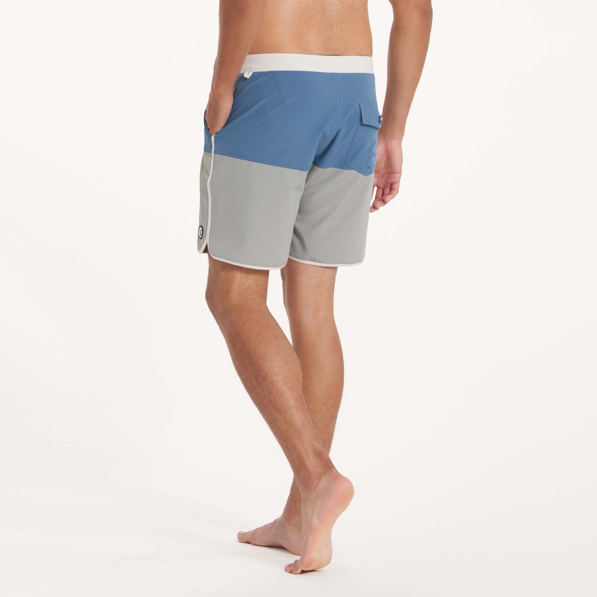 Cruise Boardshort | Pool Blue Colorblock sold by Vuori product image thumbnail 5
