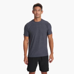 Strato Tech Tee | Azure Heather sold by Vuori