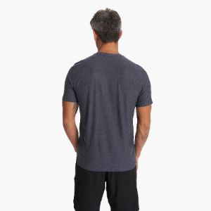 Strato Tech Tee | Azure Heather sold by Vuori