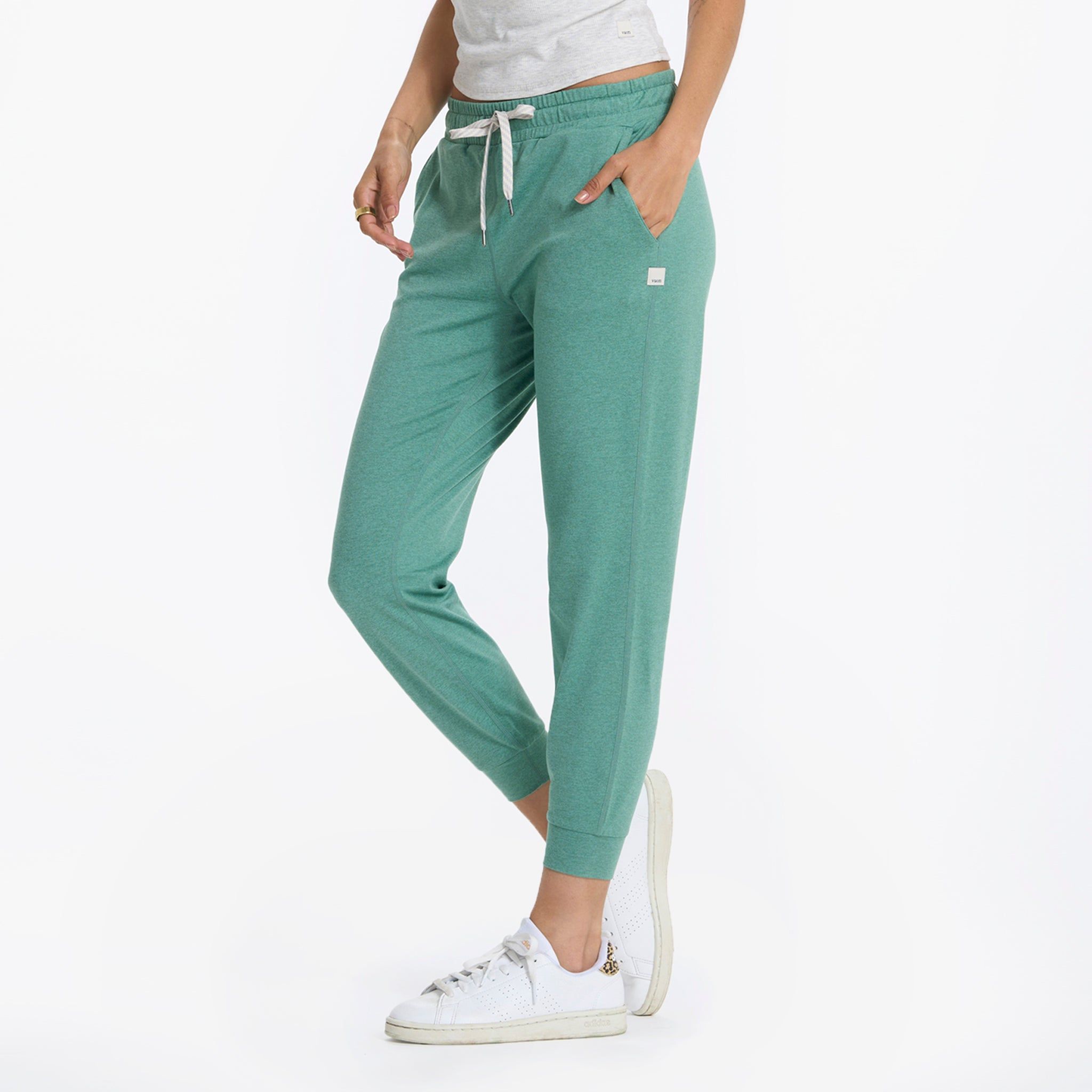 Performance Jogger | Celadon Heather sold by Vuori