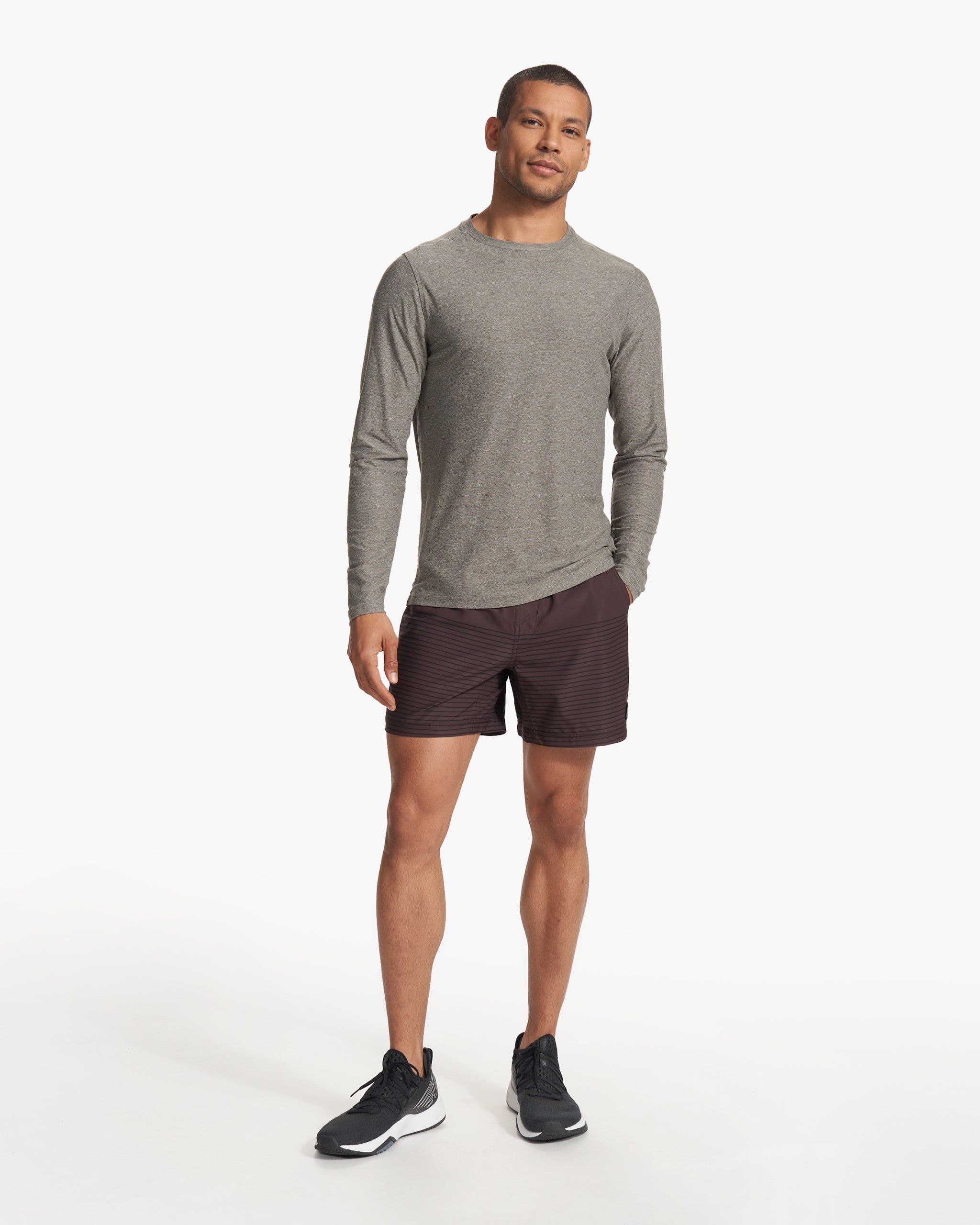 Kore Short 5" | Mahogany Stripe sold by Vuori product image thumbnail 5