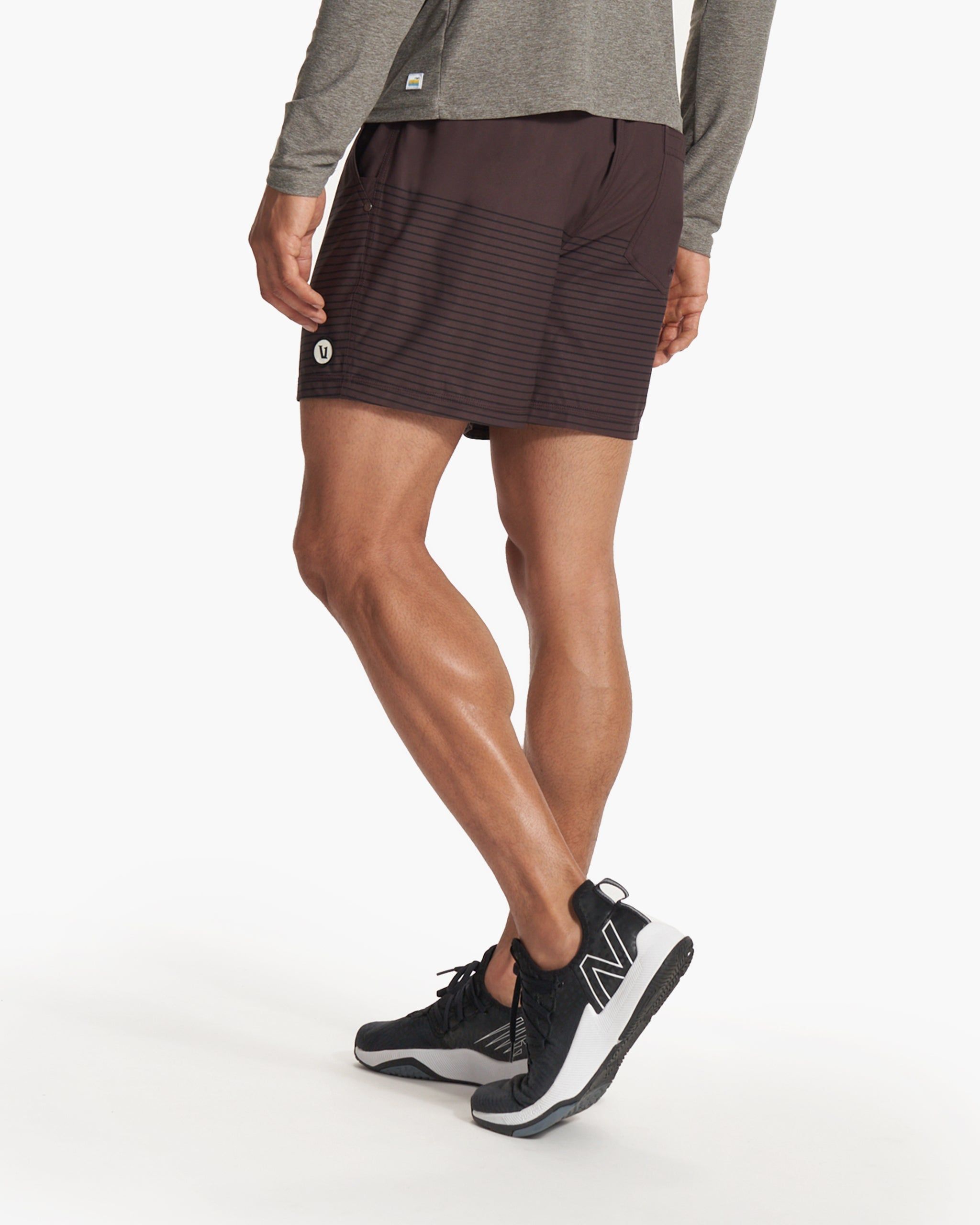 Kore Short 5" | Mahogany Stripe sold by Vuori product image thumbnail 4