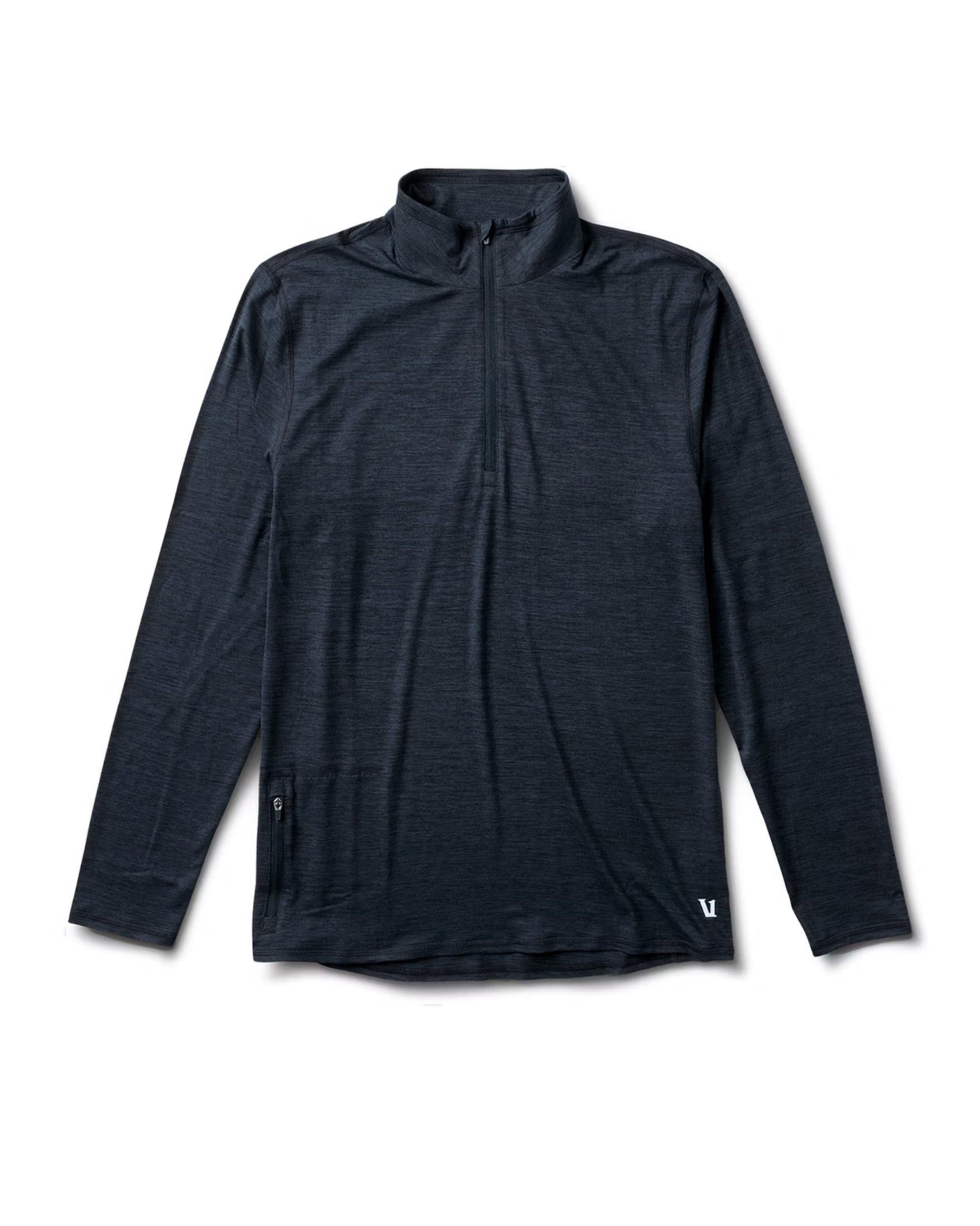 Ease Performance Half Zip | Ink Heather sold by Vuori