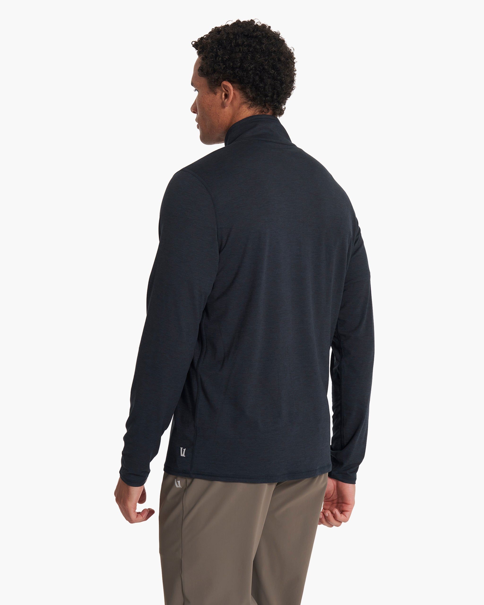 Ease Performance Half Zip | Ink Heather sold by Vuori product image thumbnail 4