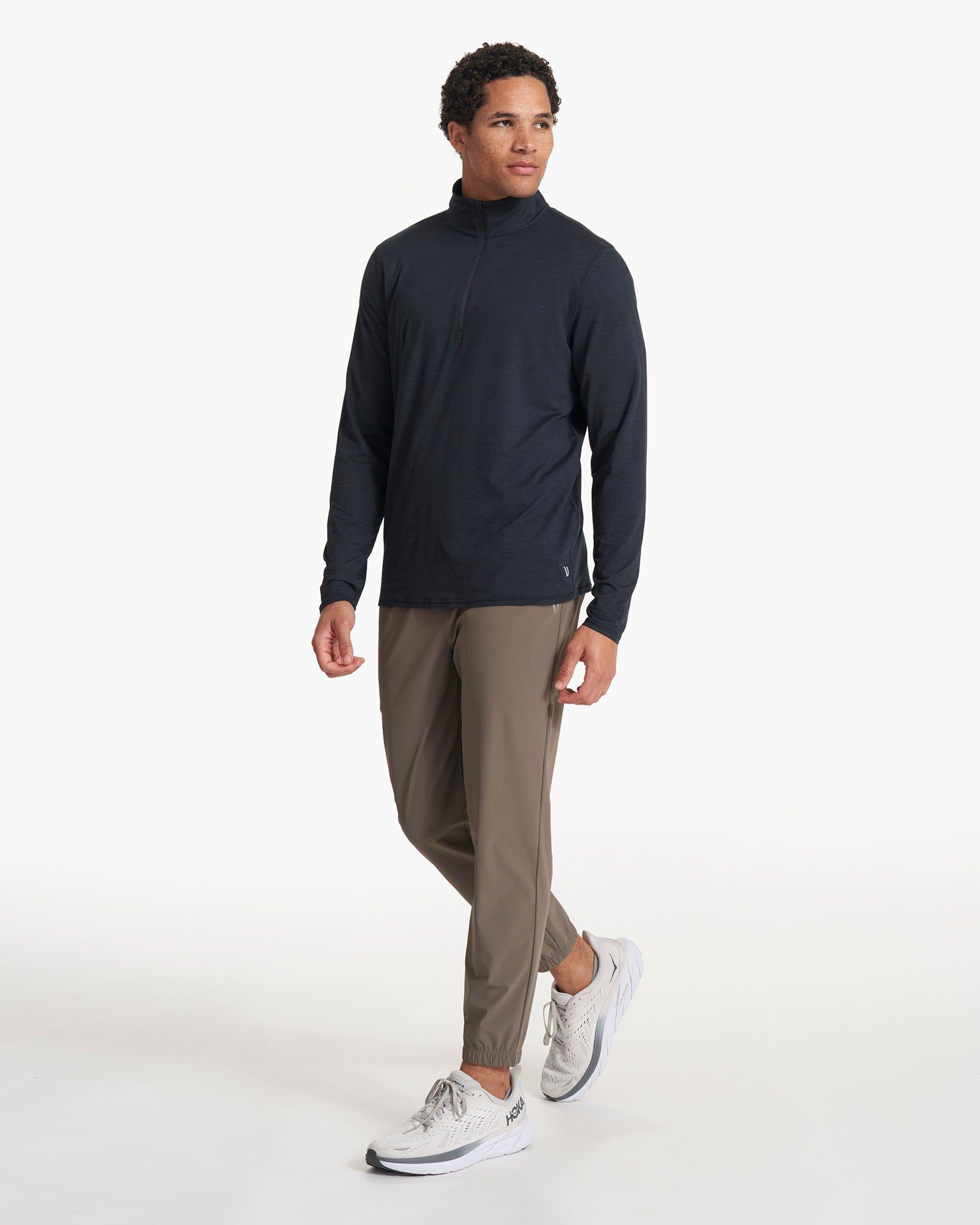 Ease Performance Half Zip | Ink Heather sold by Vuori product image thumbnail 6
