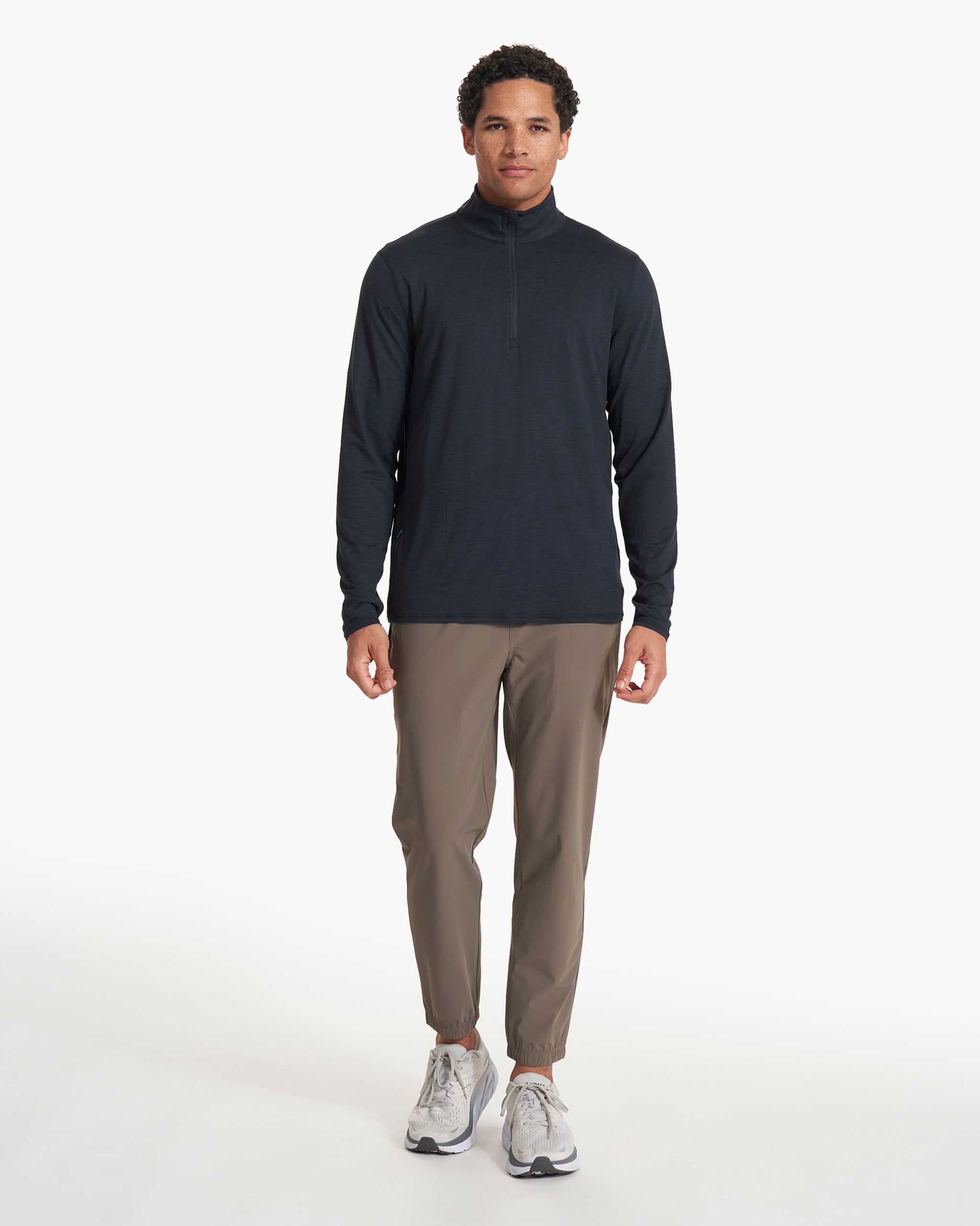 Ease Performance Half Zip | Ink Heather sold by Vuori product image thumbnail 5