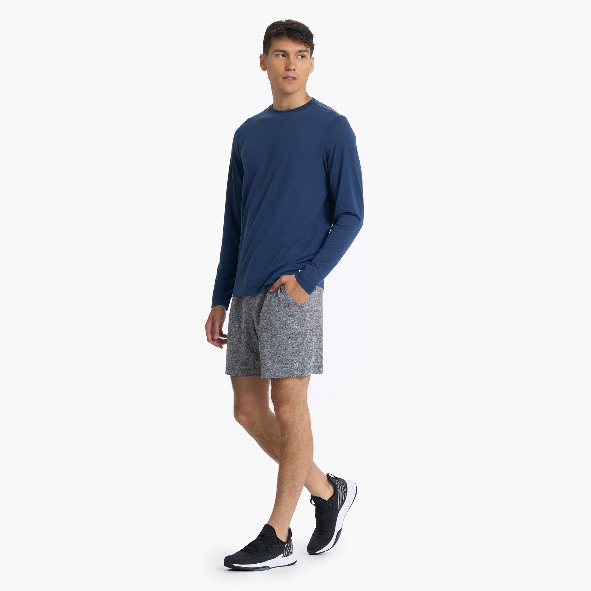 Long Sleeve Current Tech Tee | Coastal sold by Vuori product image thumbnail 4