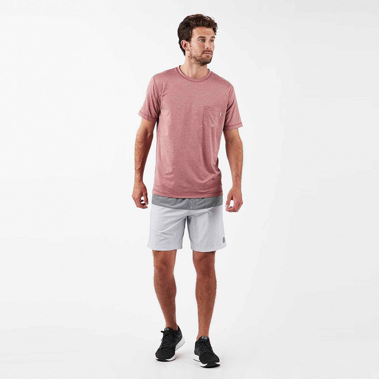 Kore Short | Black Block Stripe sold by Vuori product image thumbnail 5