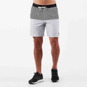 Kore Short | Black Block Stripe sold by Vuori