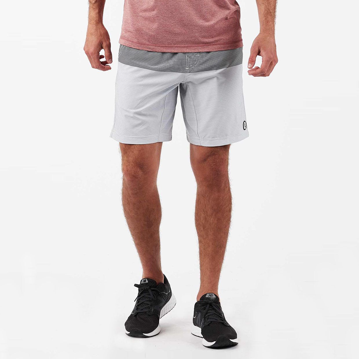 Kore Short | Black Block Stripe sold by Vuori product image thumbnail 4