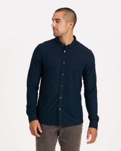 Long-Sleeve Ace Button-Down | Ink sold by Vuori