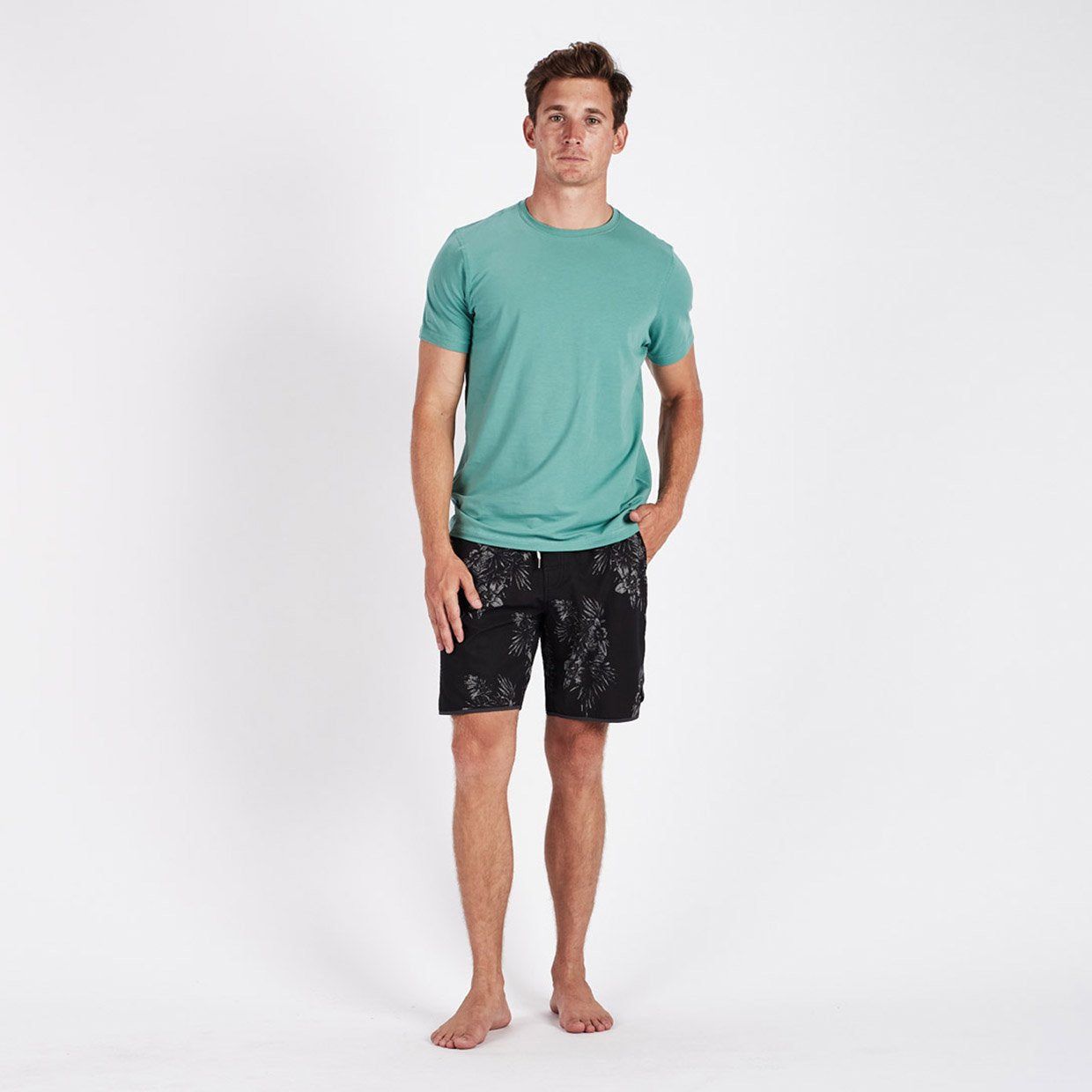 Cruise Boardshort | Black Vintage Floral sold by Vuori product image thumbnail 6