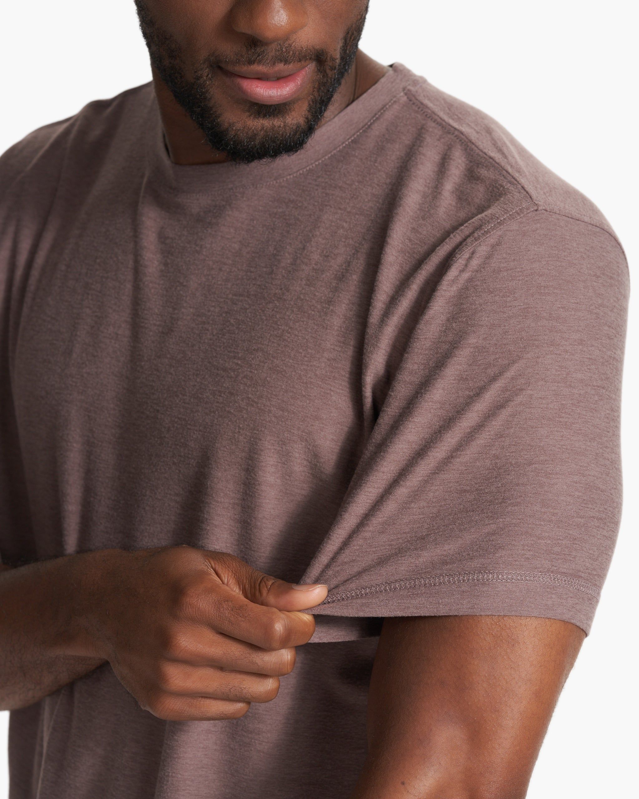 Strato Tech Tee | Hazel Heather sold by Vuori product image thumbnail 3